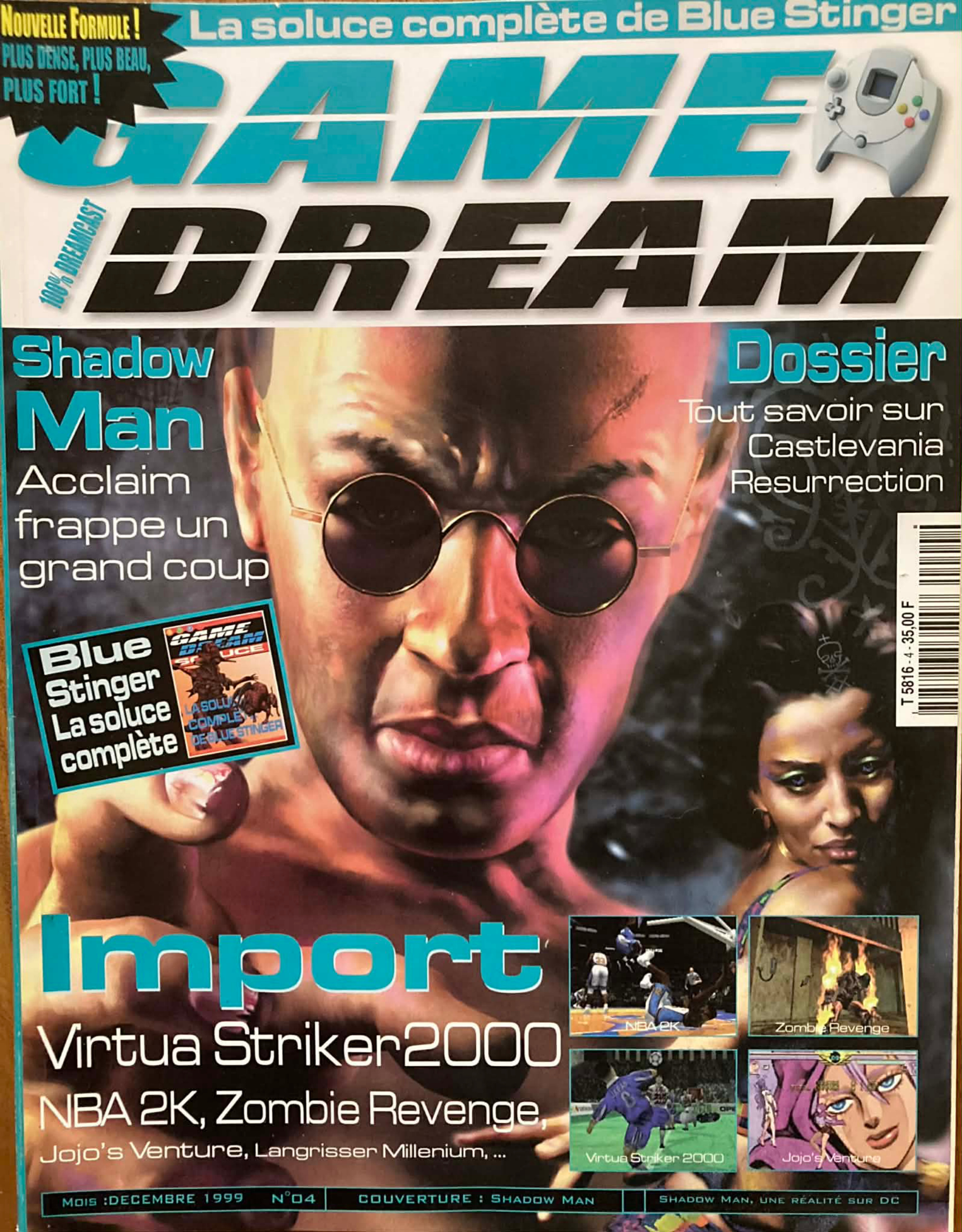Première page de gamedream numero04