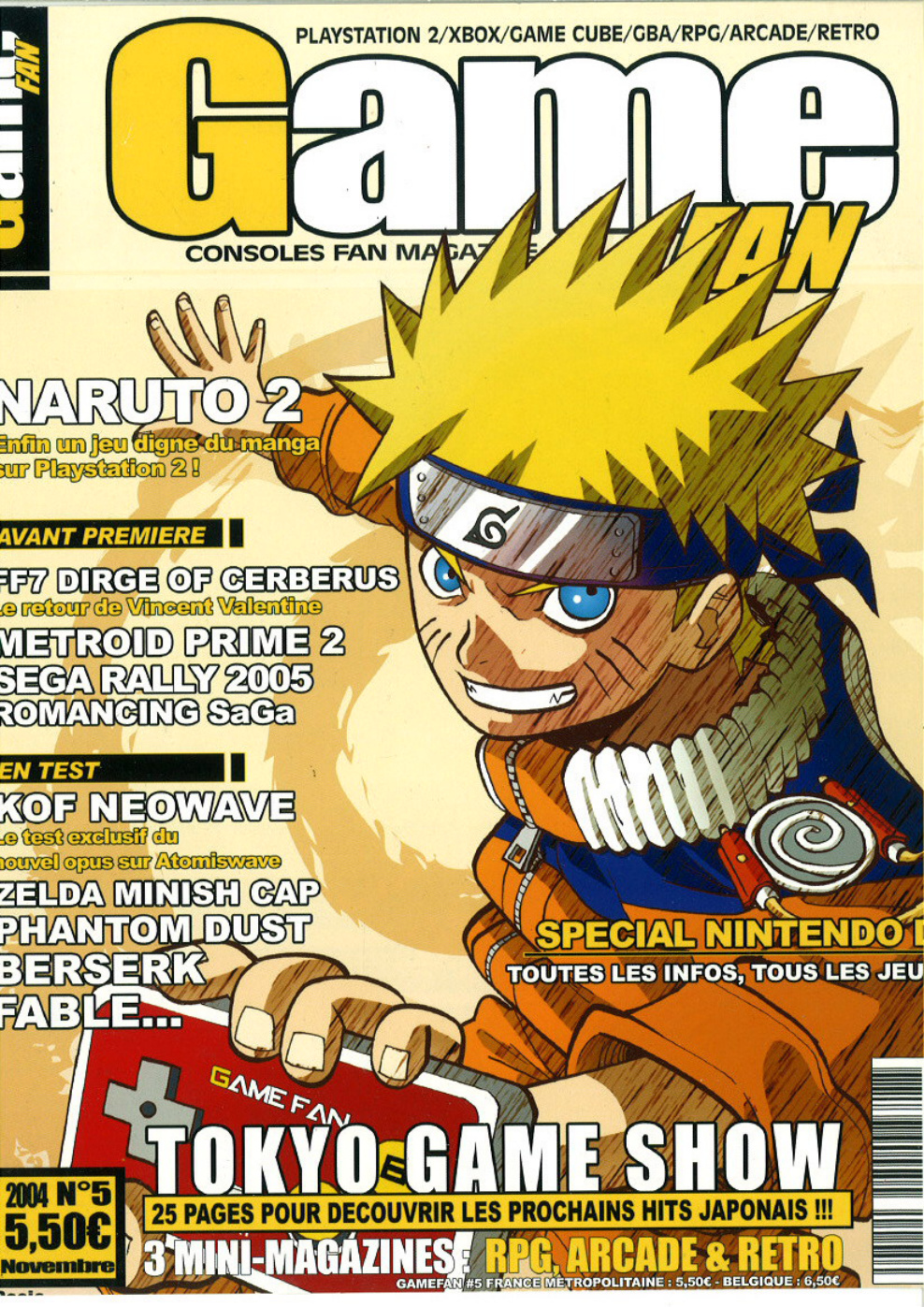Première page de gamefan numero05