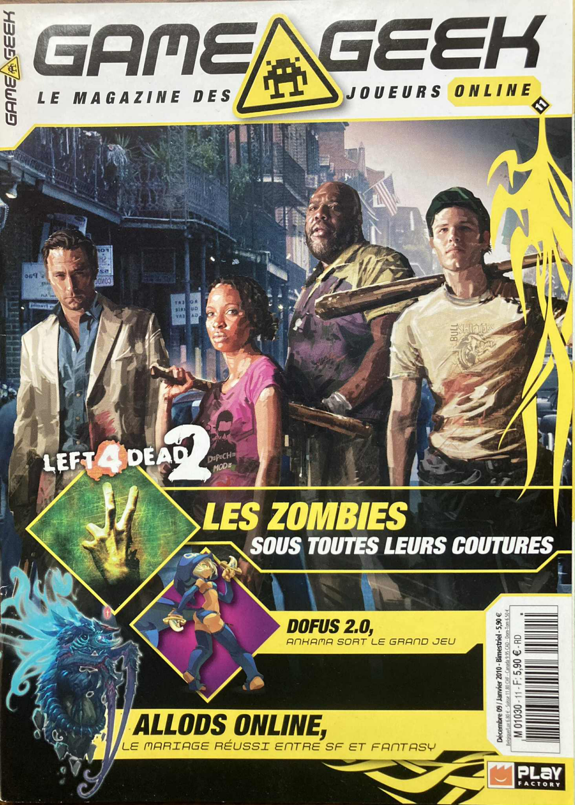 Première page de gamegeek numero11