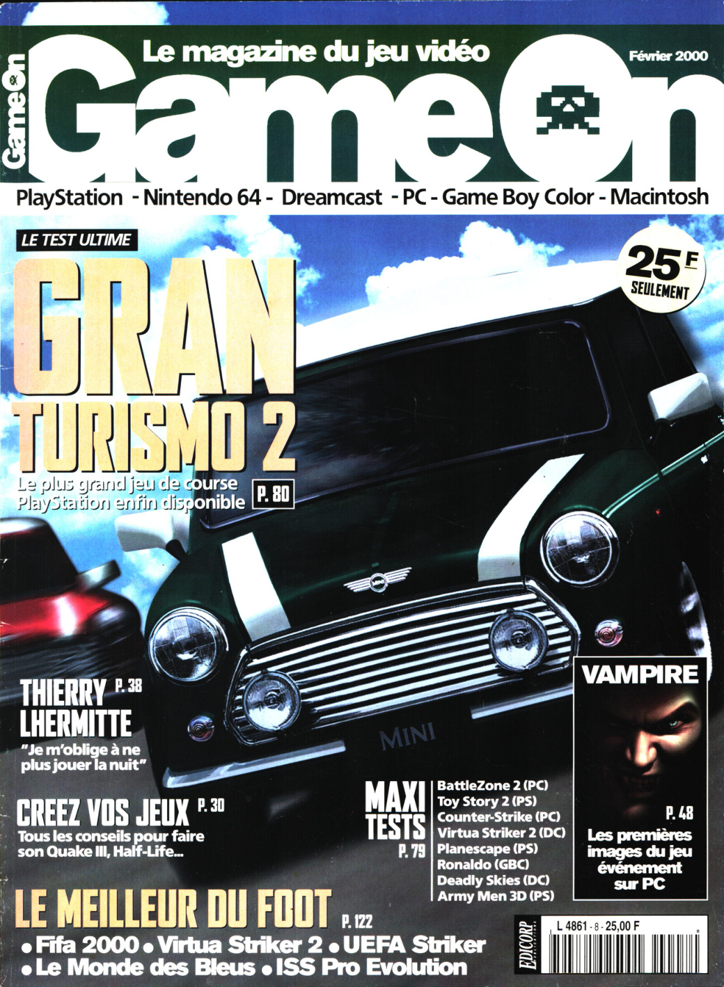 Première page de gameon numero08