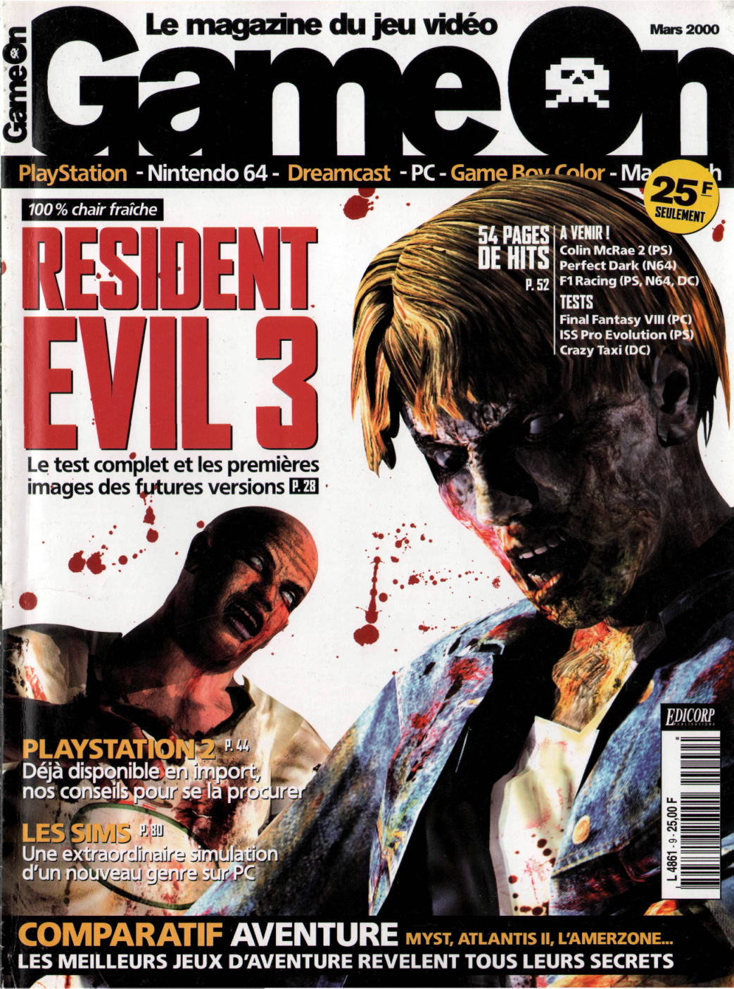 Première page de gameon numero09