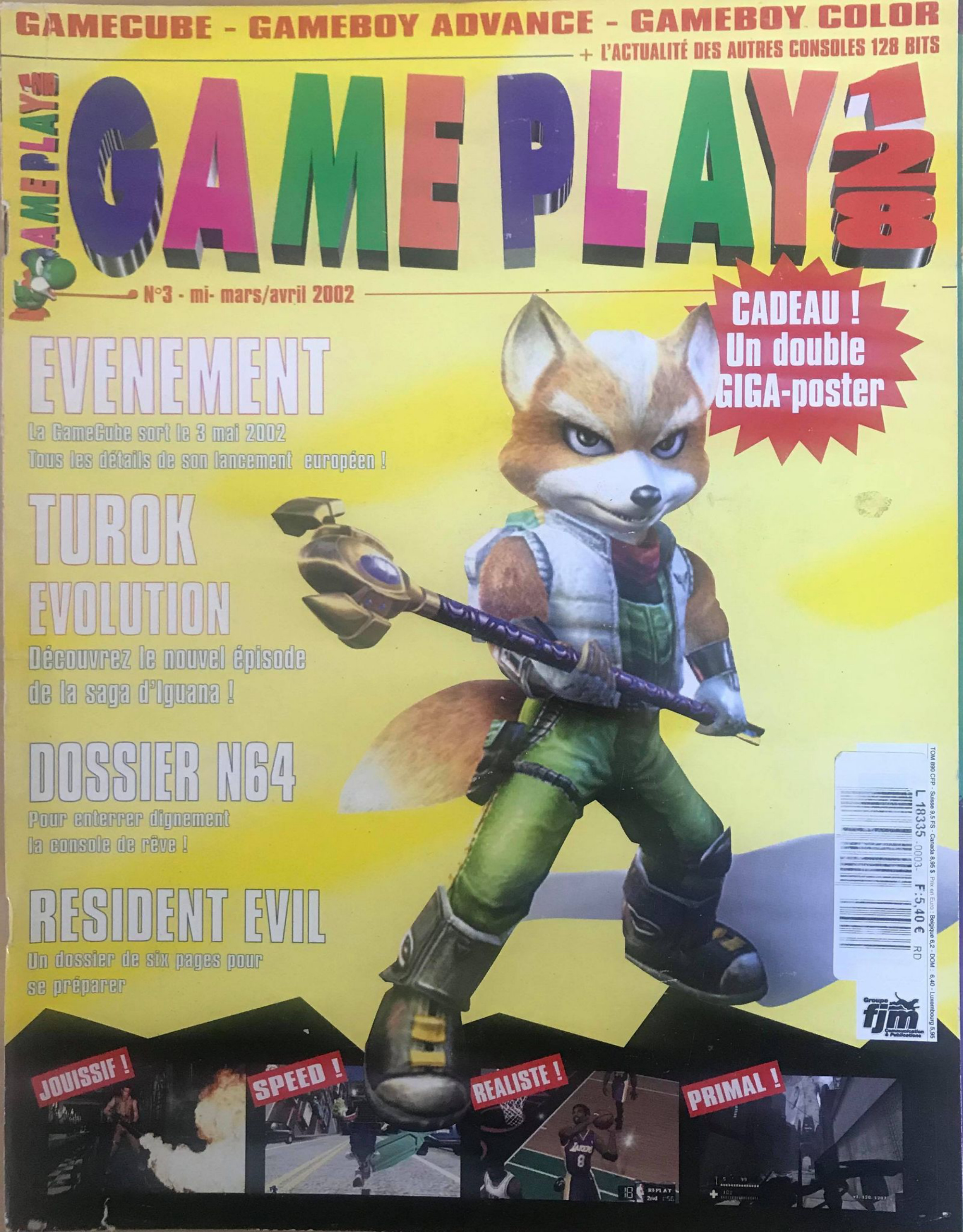 Première page de gameplay128 numero03
