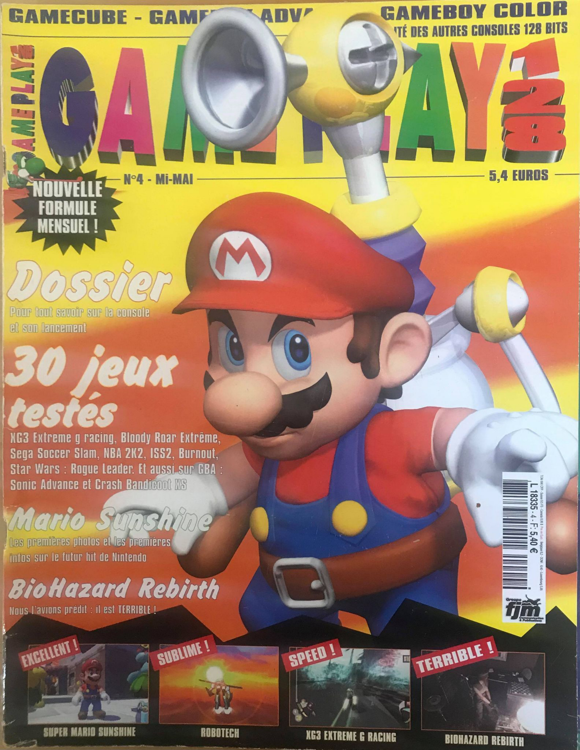 Première page de gameplay128 numero04