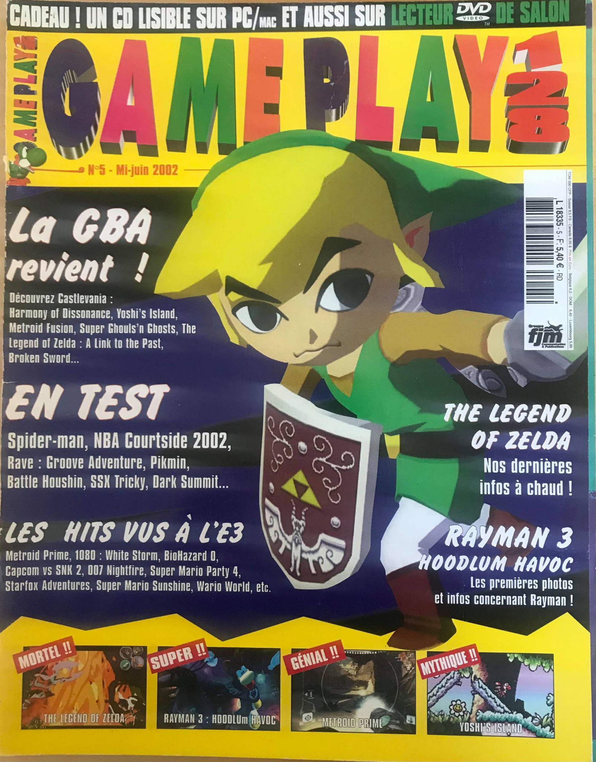 Première page de gameplay128 numero05