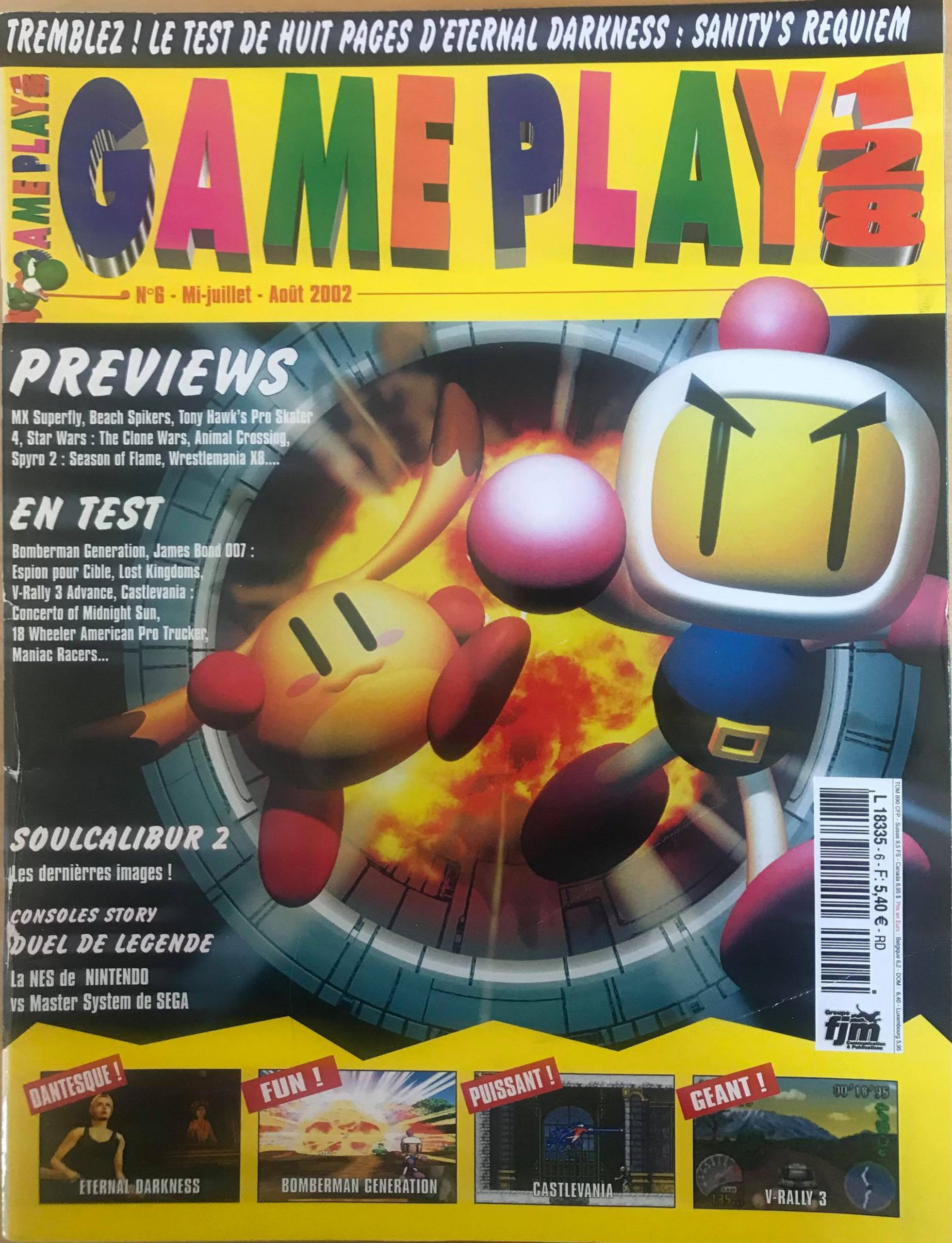 Première page de gameplay128 numero06