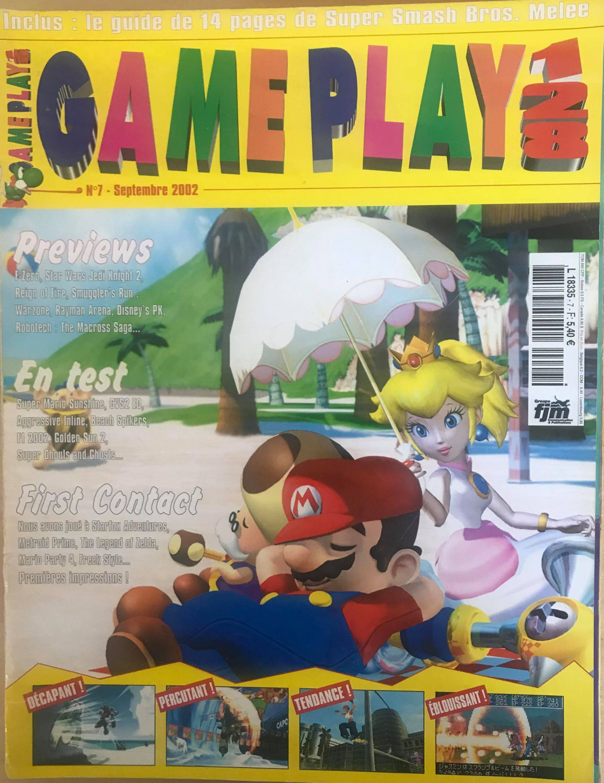 Première page de gameplay128 numero07