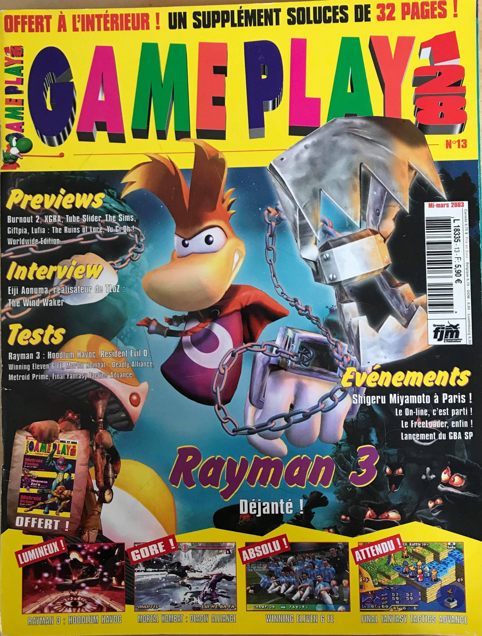 Première page de gameplay128 numero13
