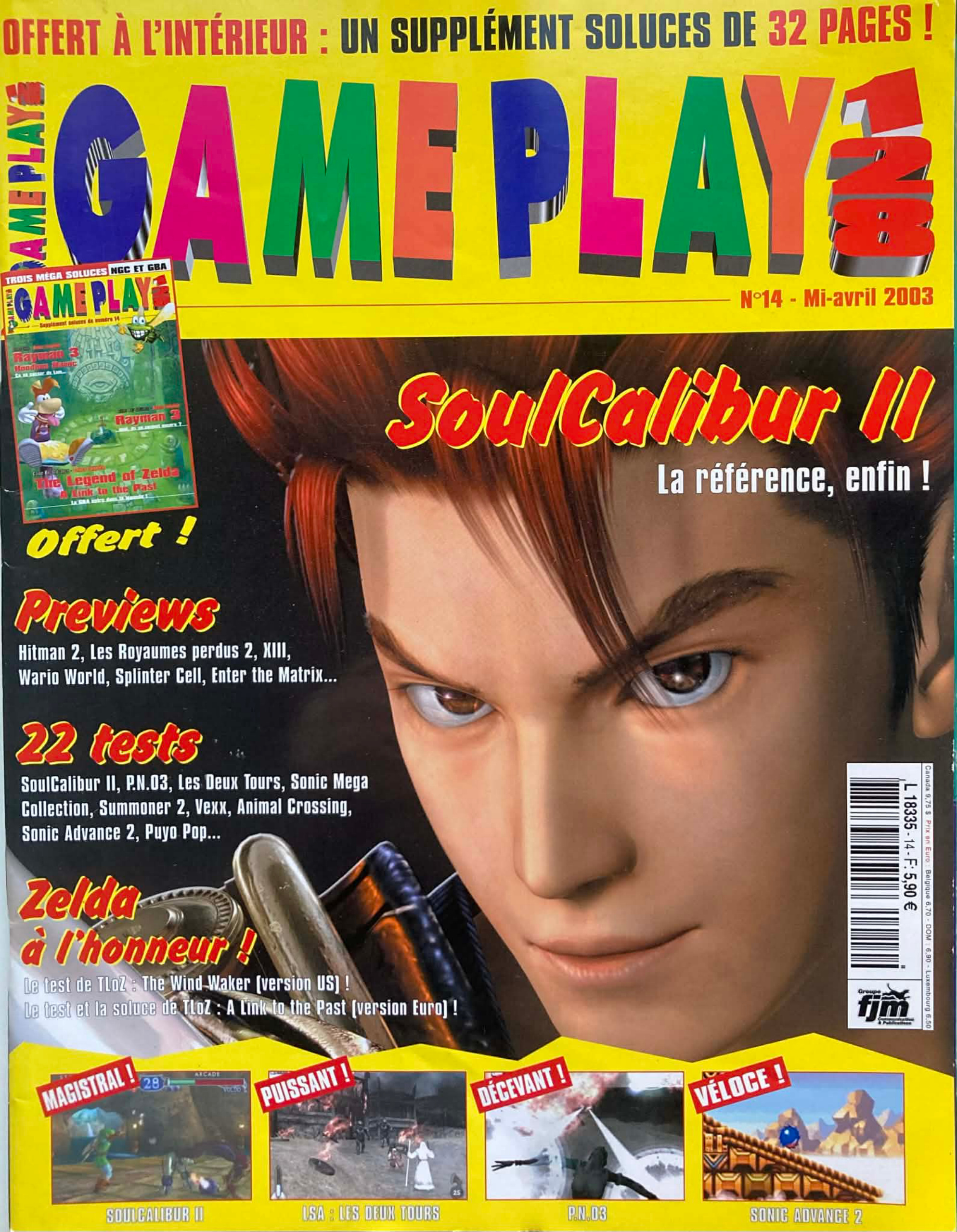 Première page de gameplay128 numero14