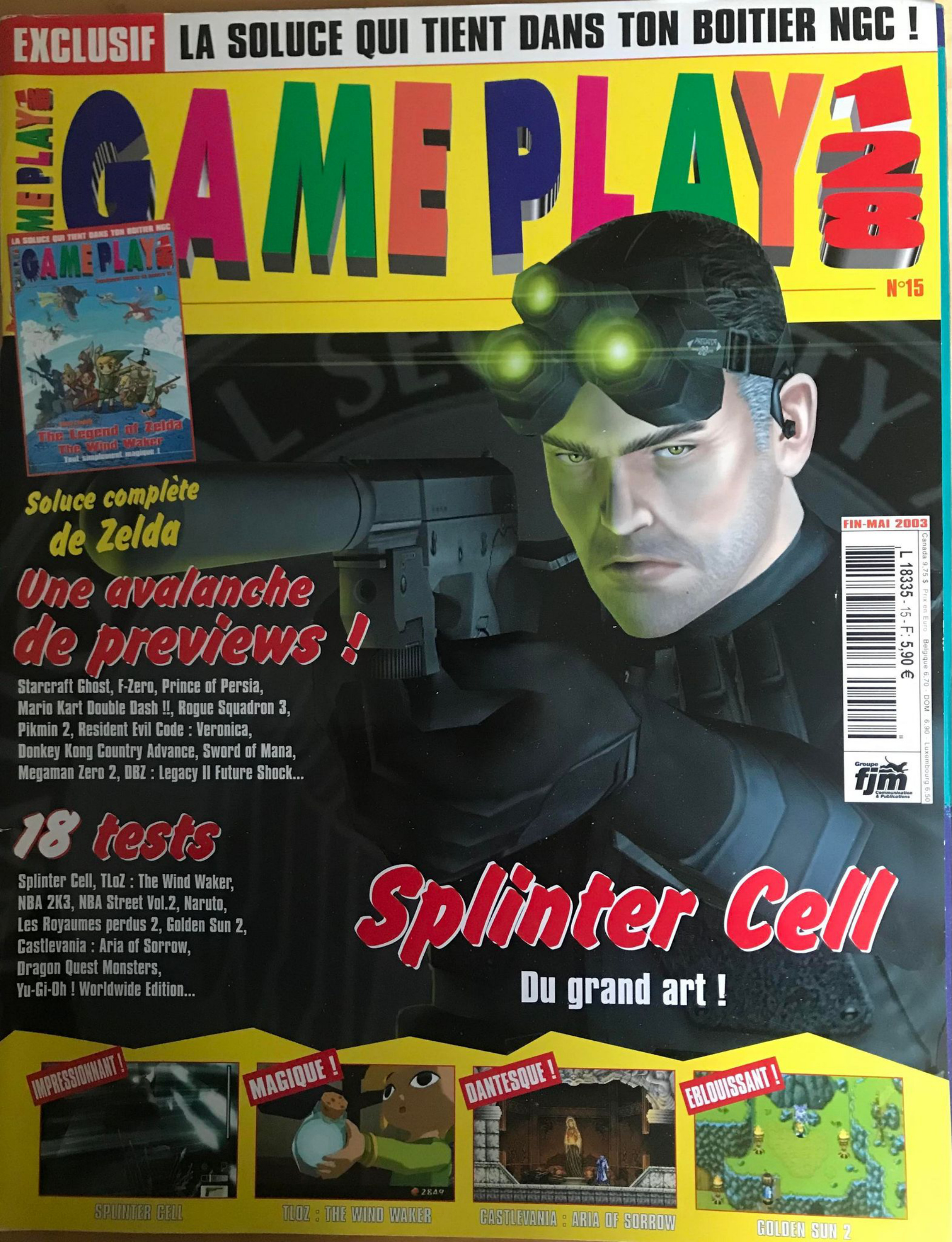 Première page de gameplay128 numero15