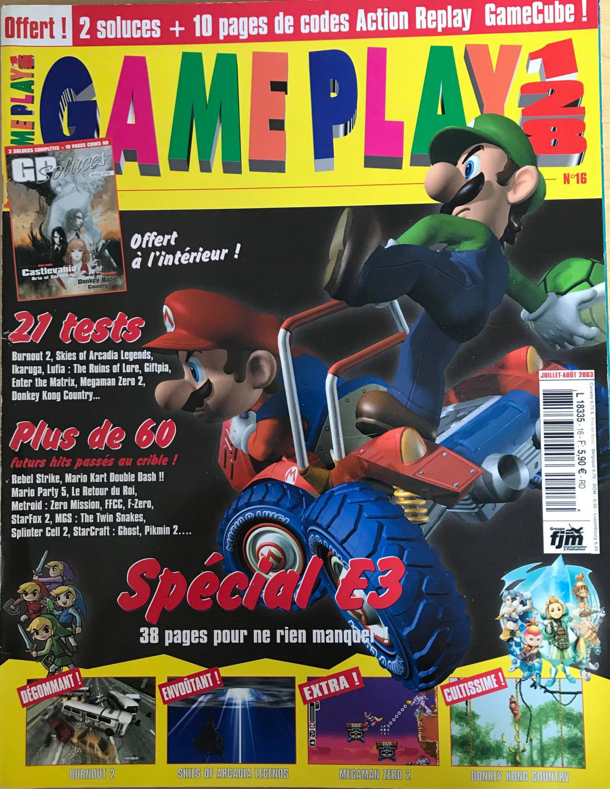 Première page de gameplay128 numero16