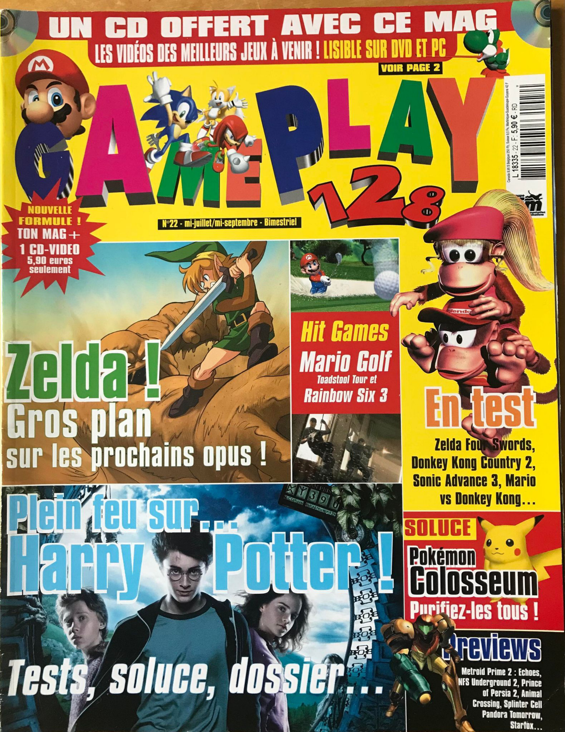 Première page de gameplay128 numero22