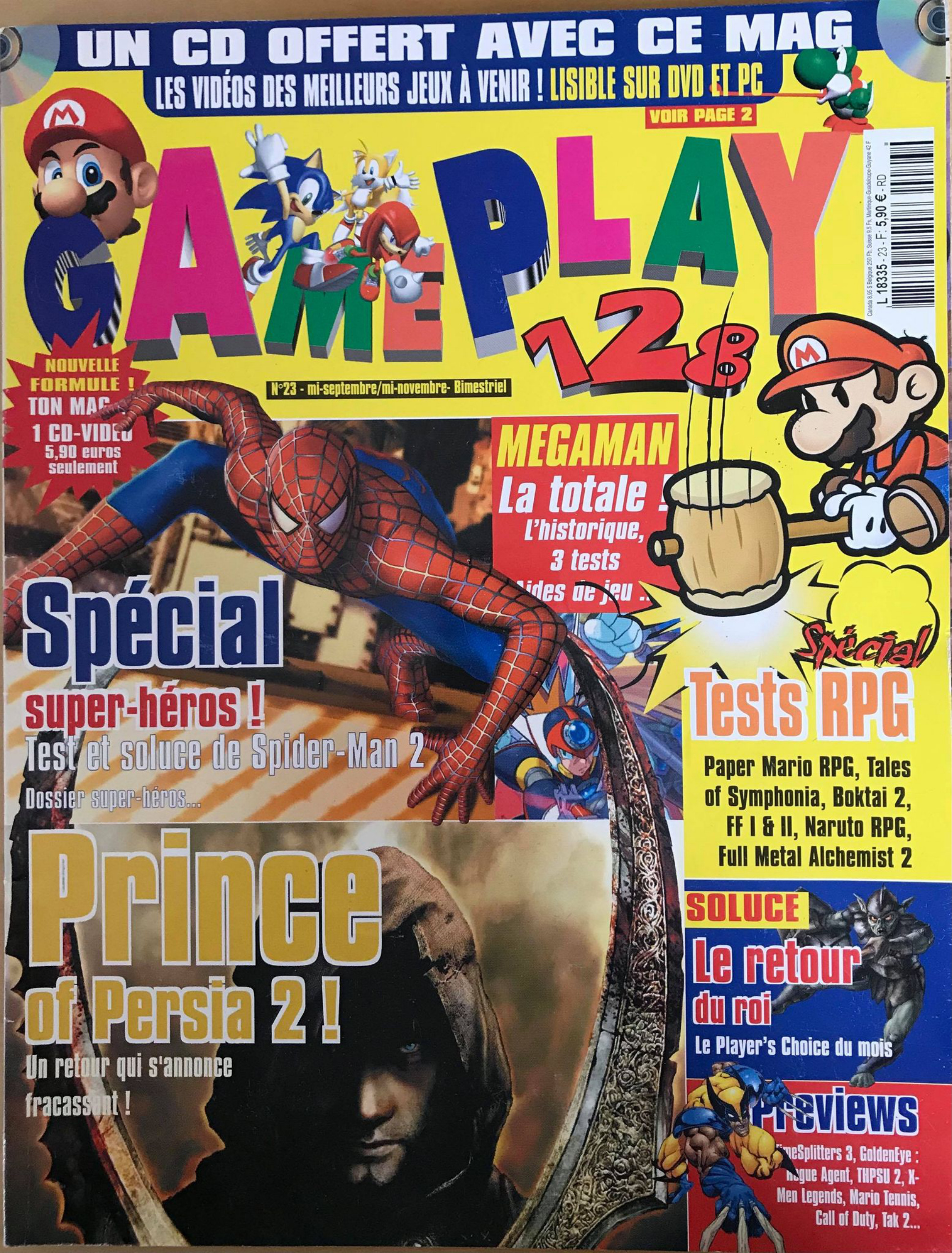 Première page de gameplay128 numero23
