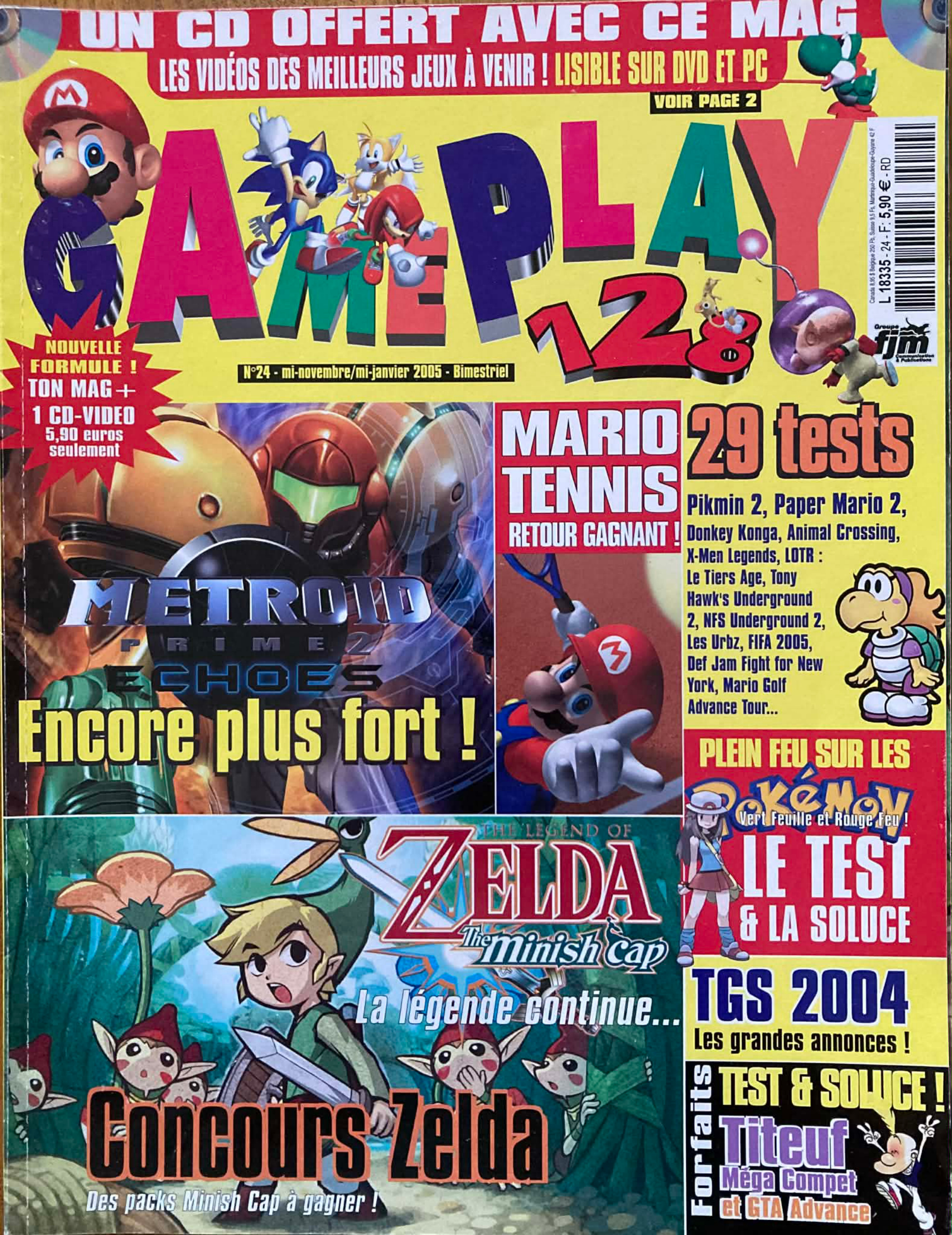 Première page de gameplay128 numero24