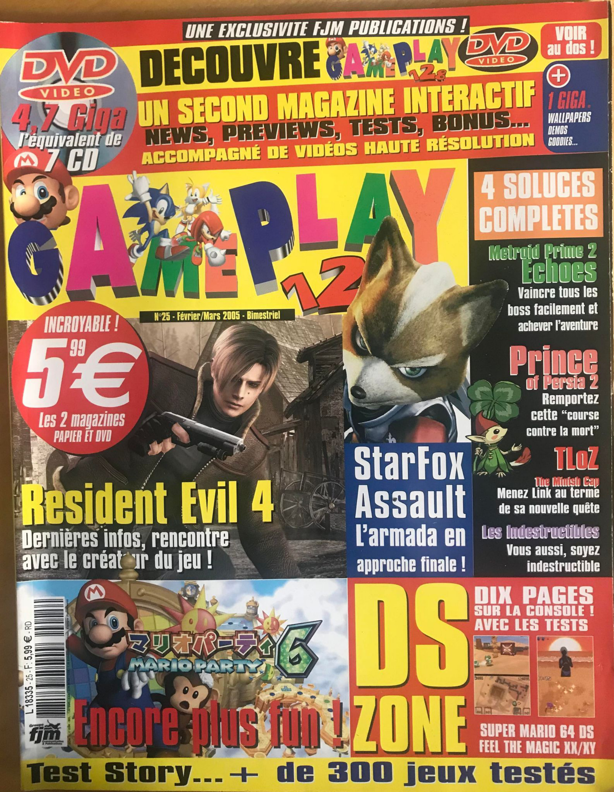 Première page de gameplay128 numero25