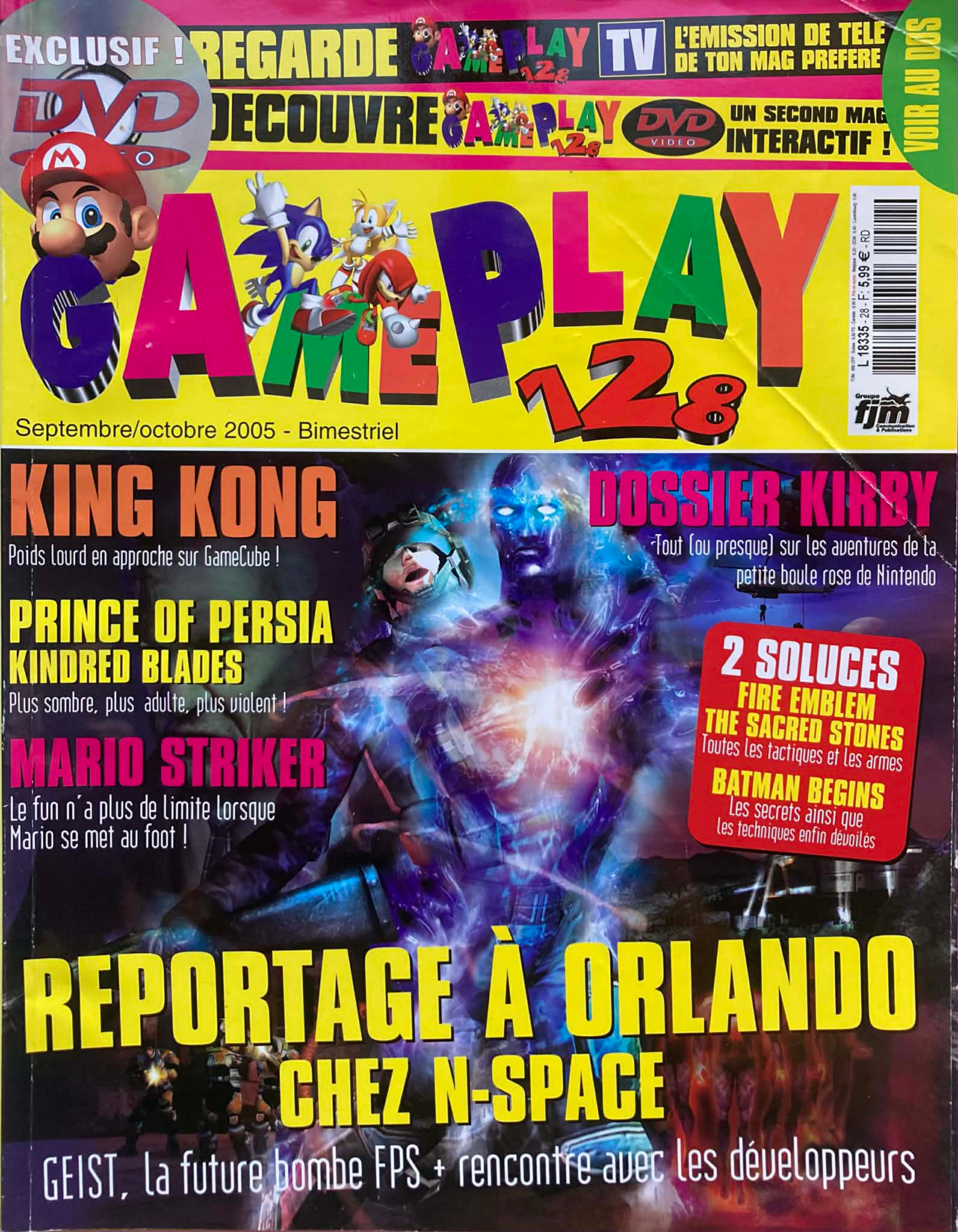 Première page de gameplay128 numero28