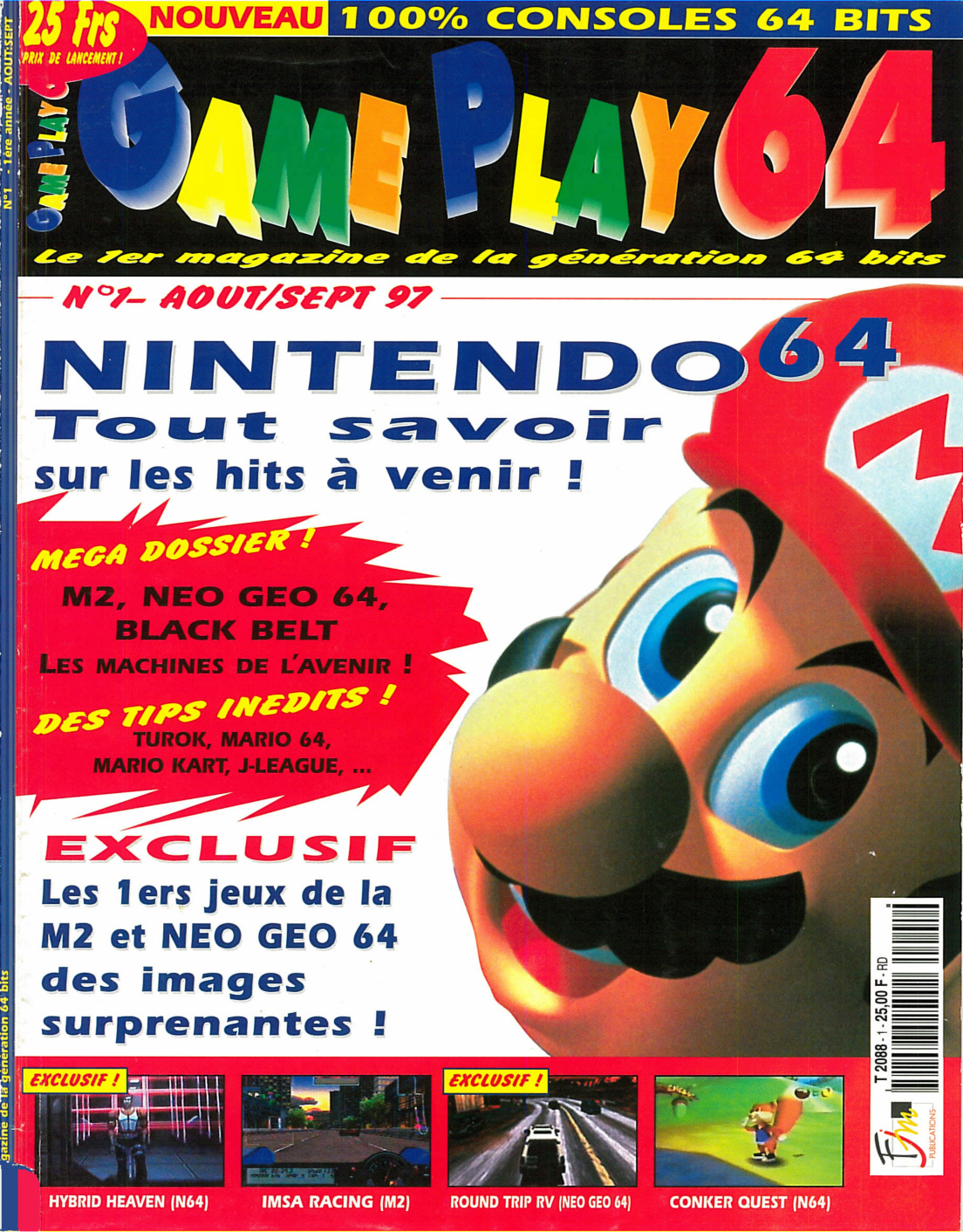 Première page de gameplay64 numero01