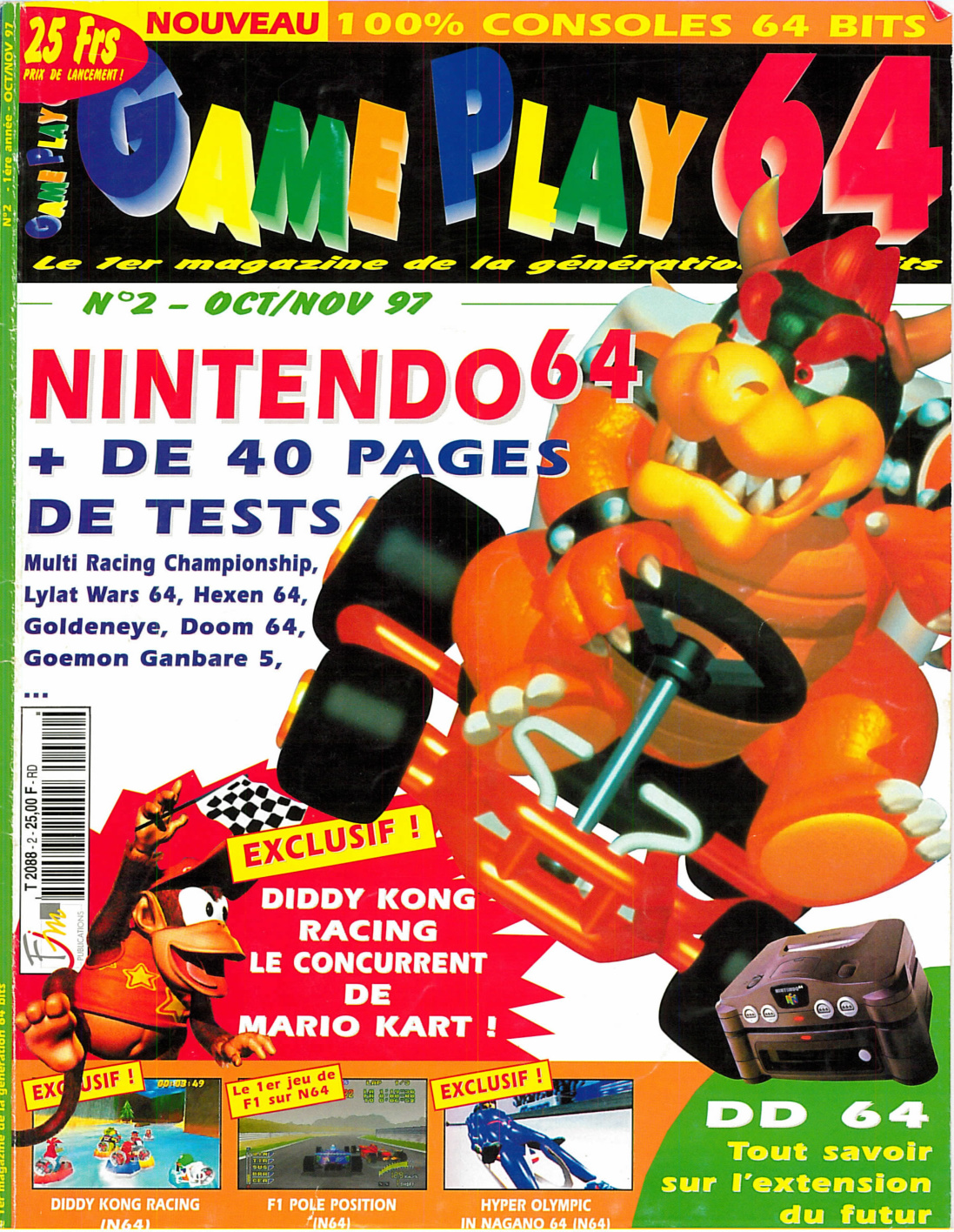 Première page de gameplay64 numero02