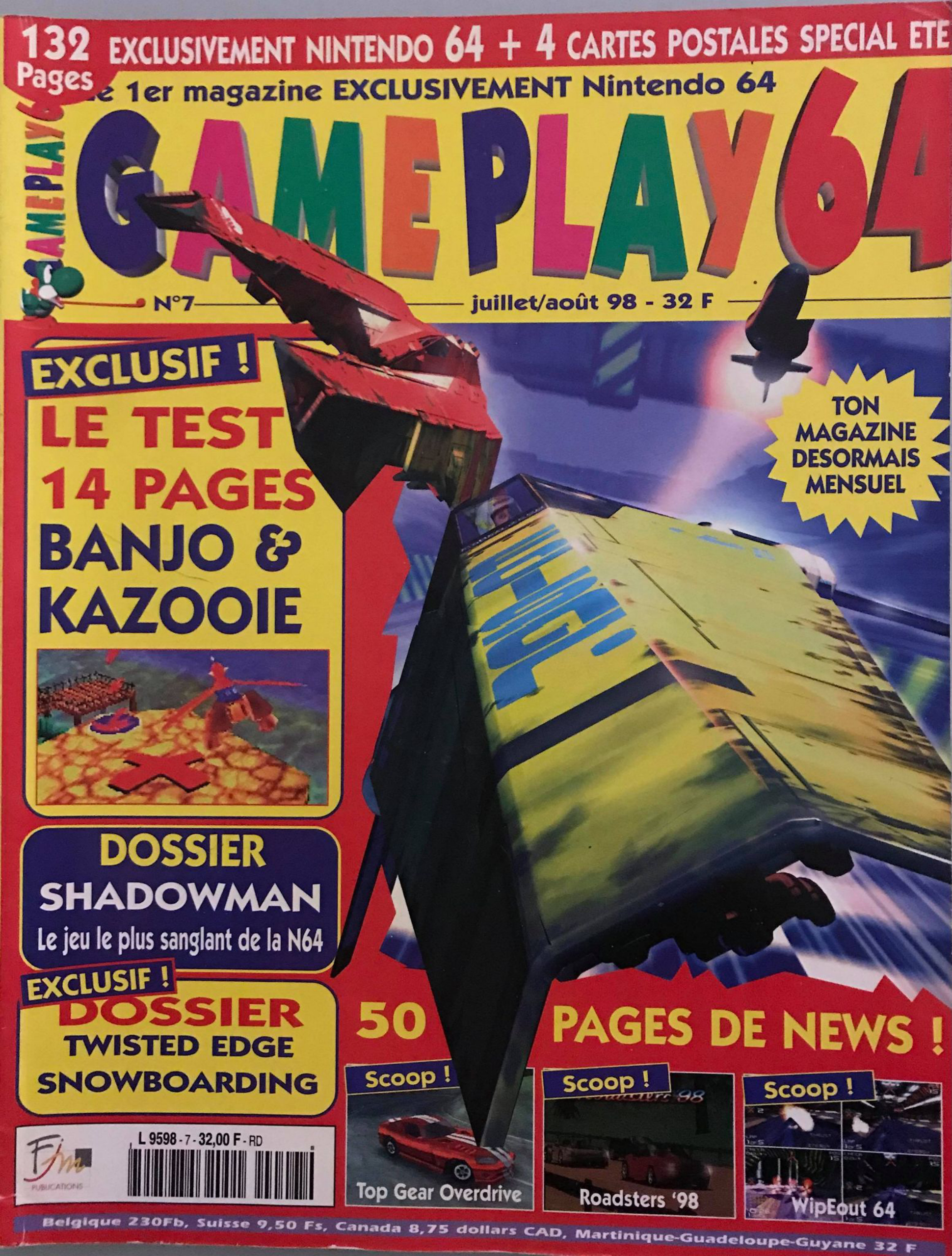 Première page de gameplay64 numero07