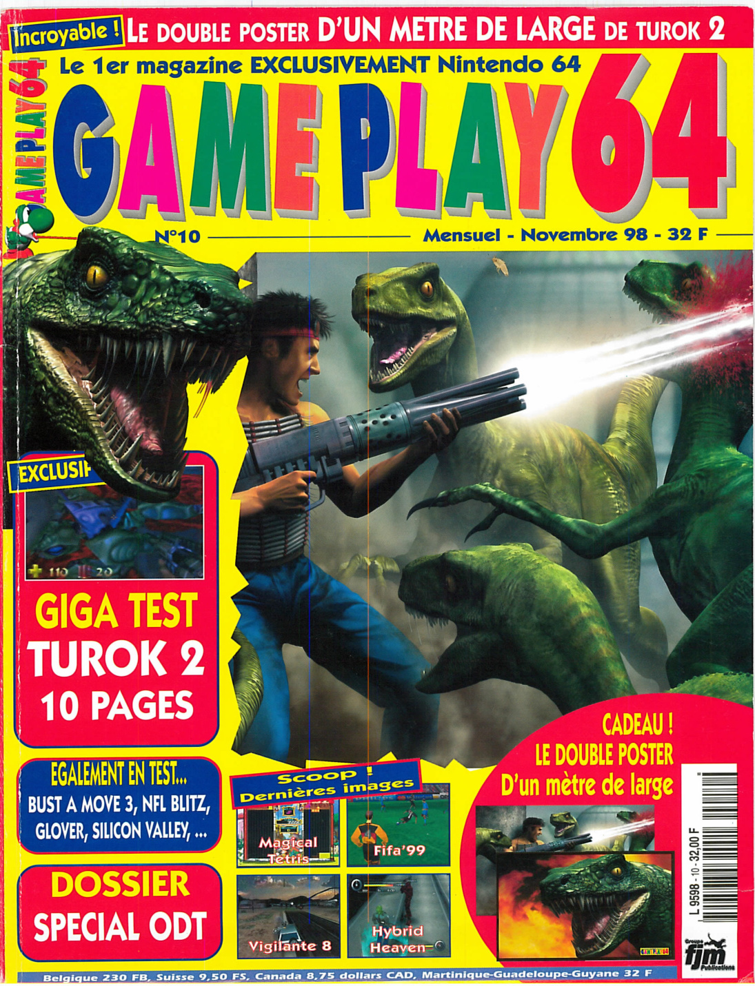 Première page de gameplay64 numero10