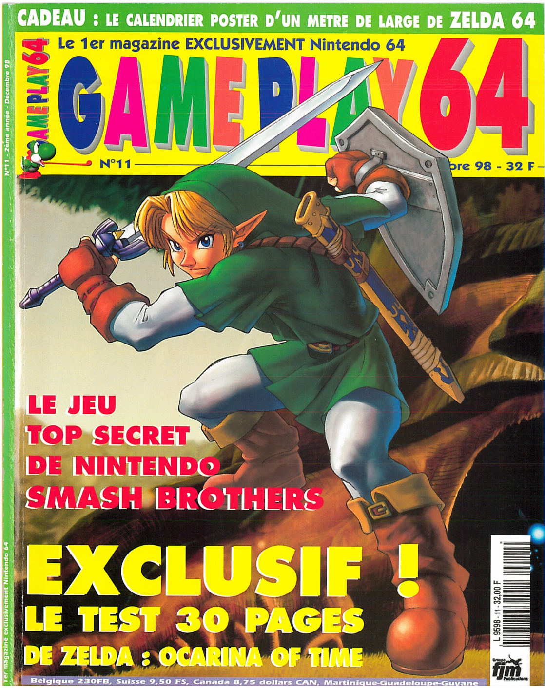 Première page de gameplay64 numero11
