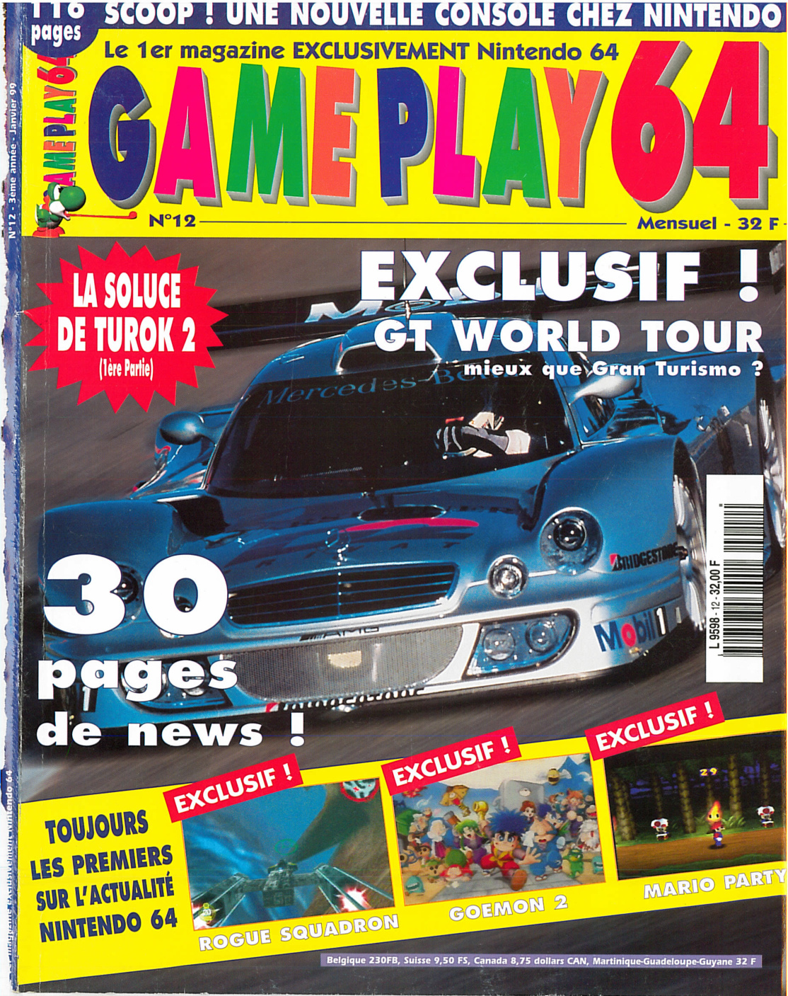 Première page de gameplay64 numero12