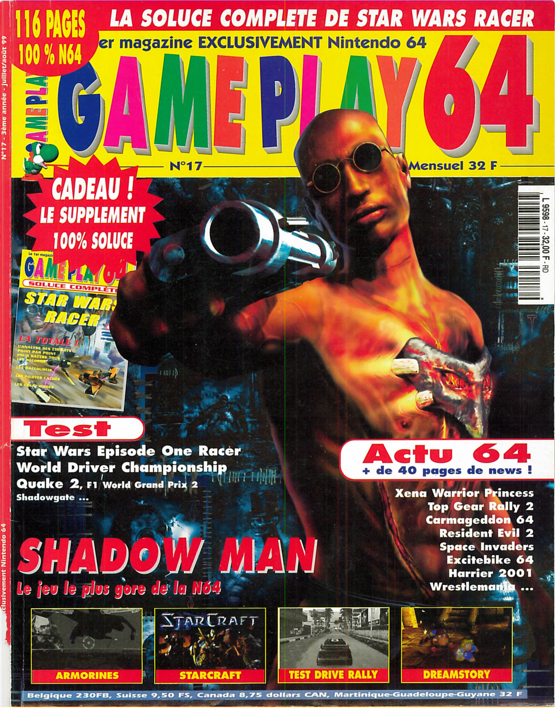 Première page de gameplay64 numero17