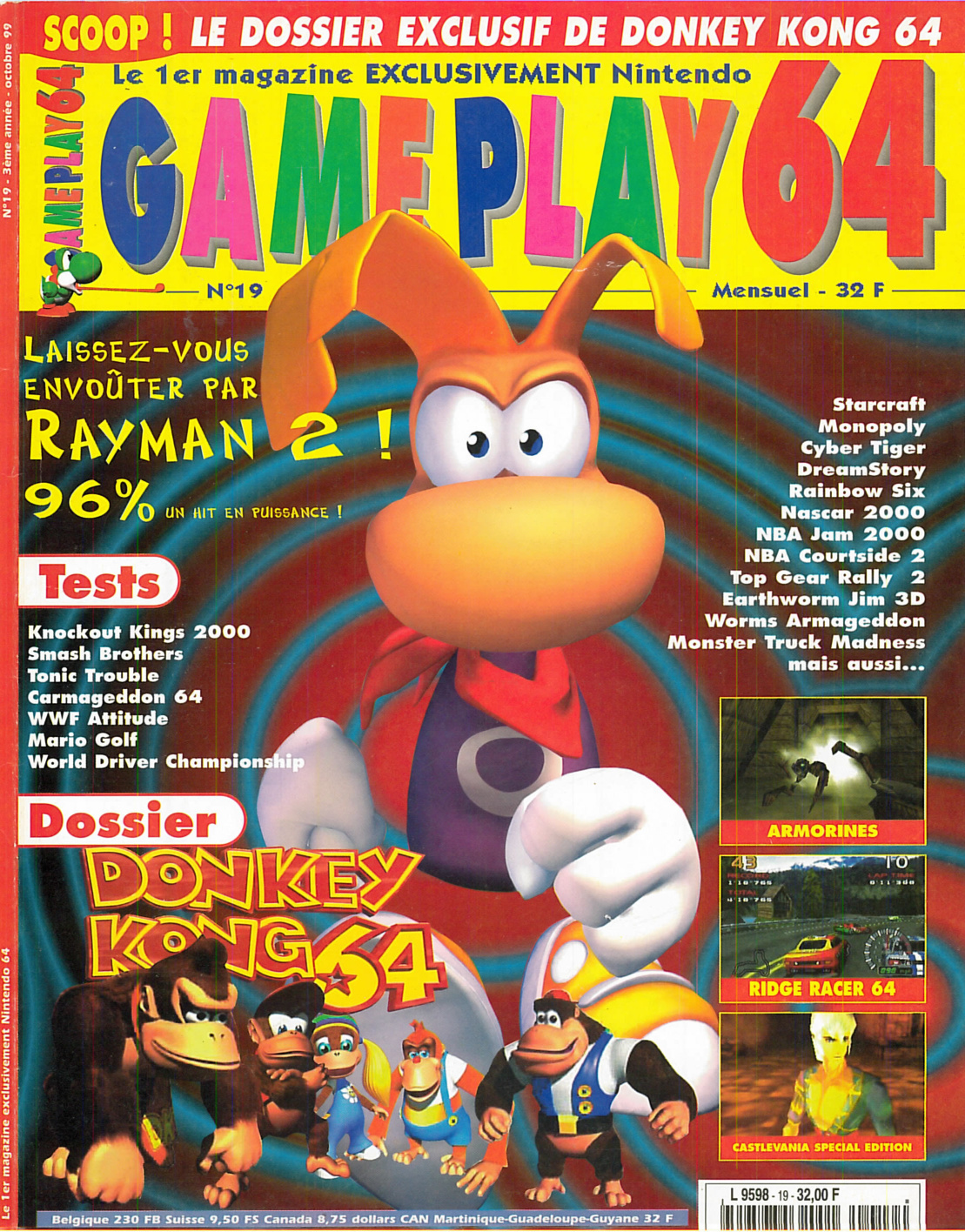 Première page de gameplay64 numero19