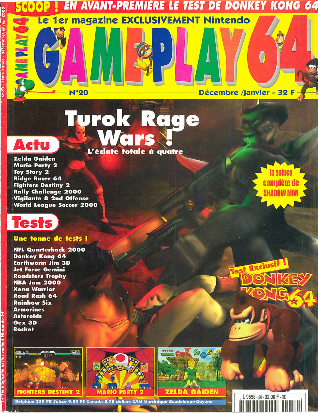 Première page de gameplay64 numero20