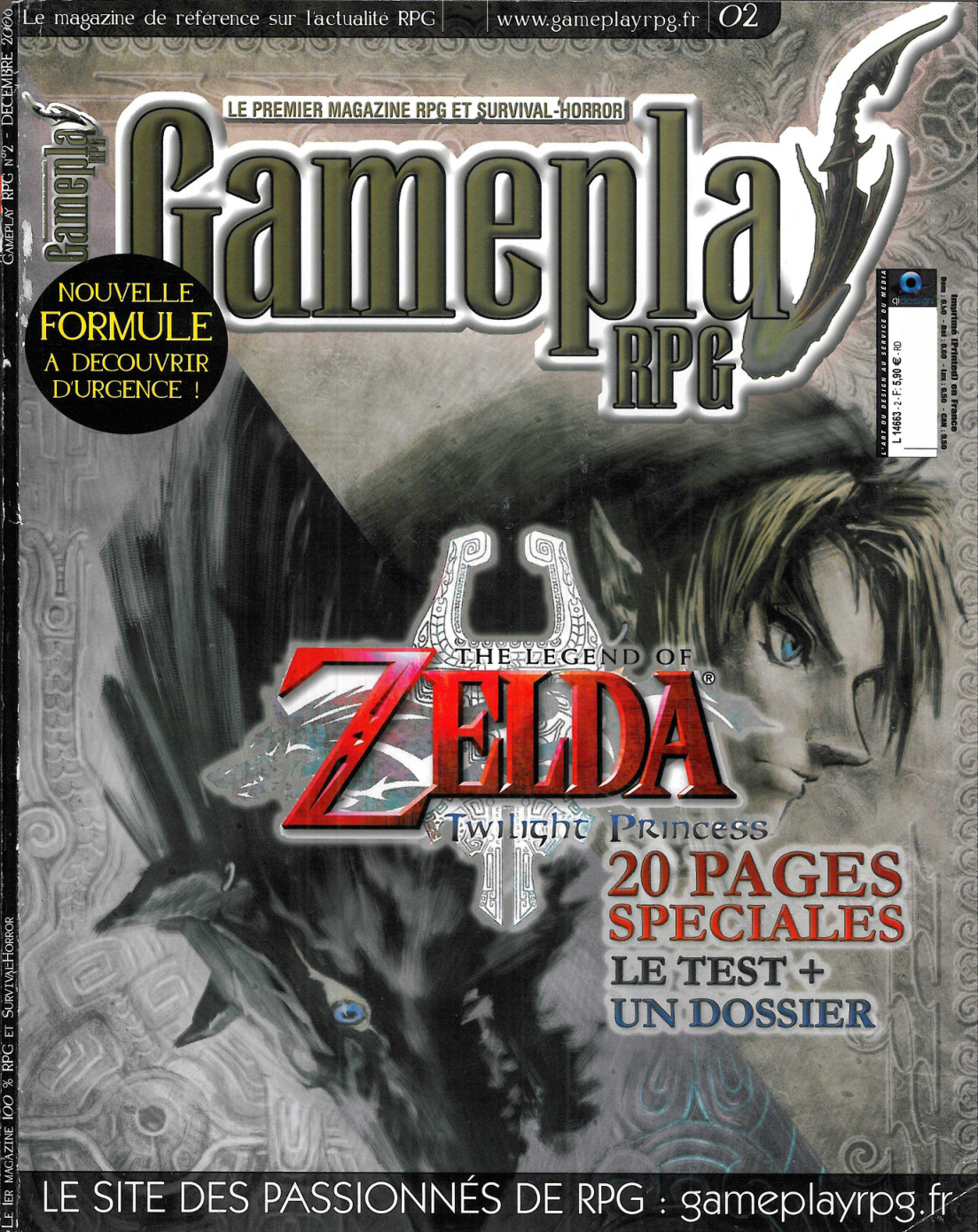 Première page de gameplayrpg numero02