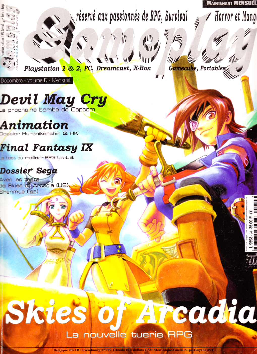 Première page de gameplayrpg numero04