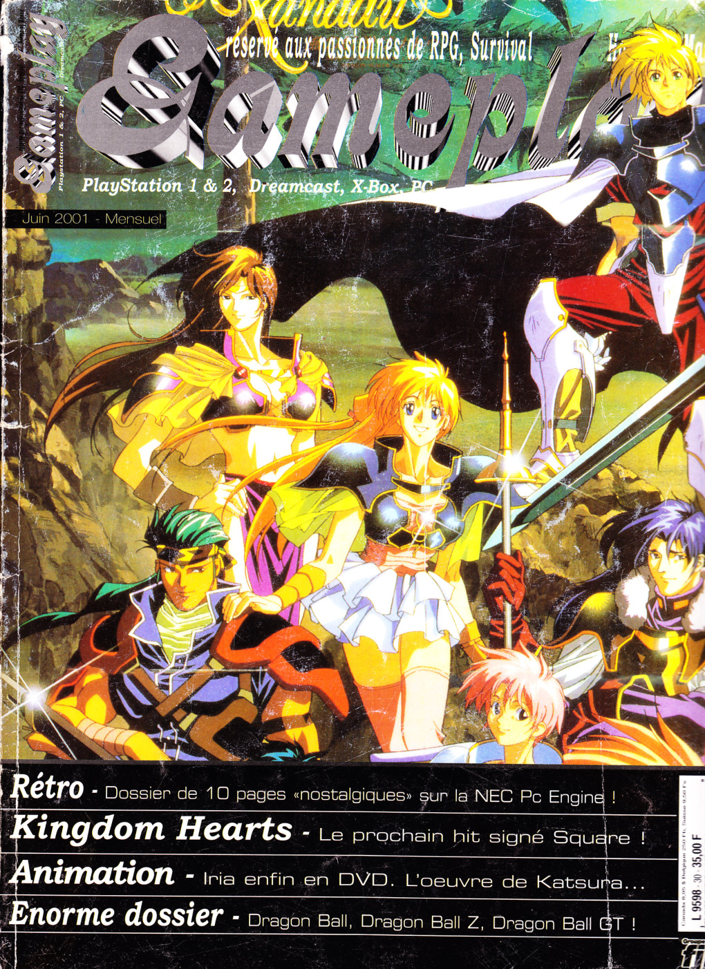 Première page de gameplayrpg numero10