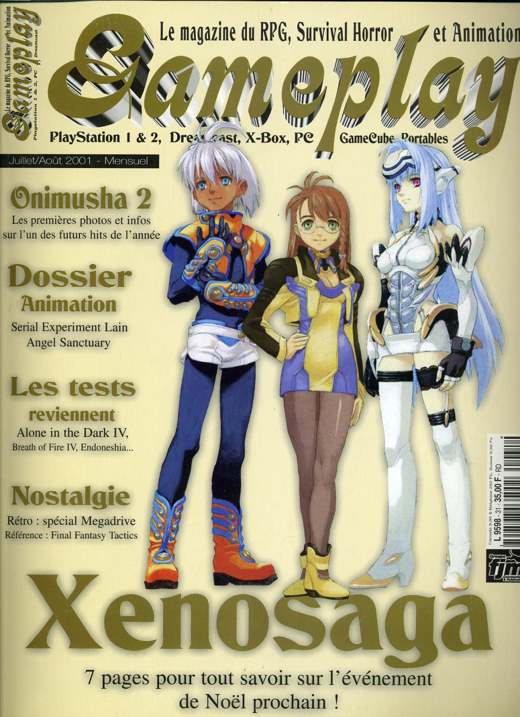Première page de gameplayrpg numero11