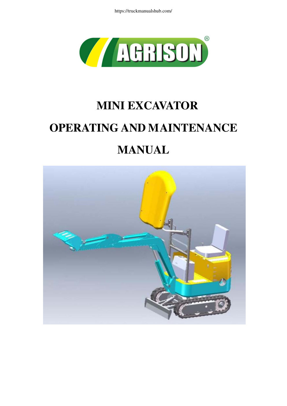 Première page de OPERATING AND MAINTENANCE