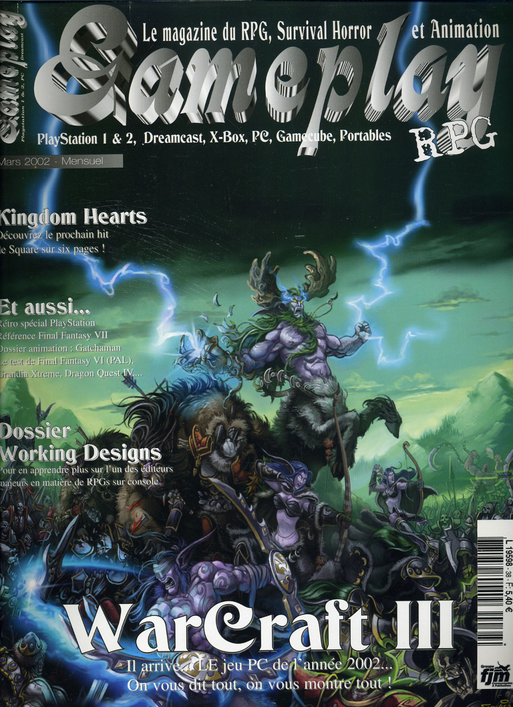 Première page de gameplayrpg numero18