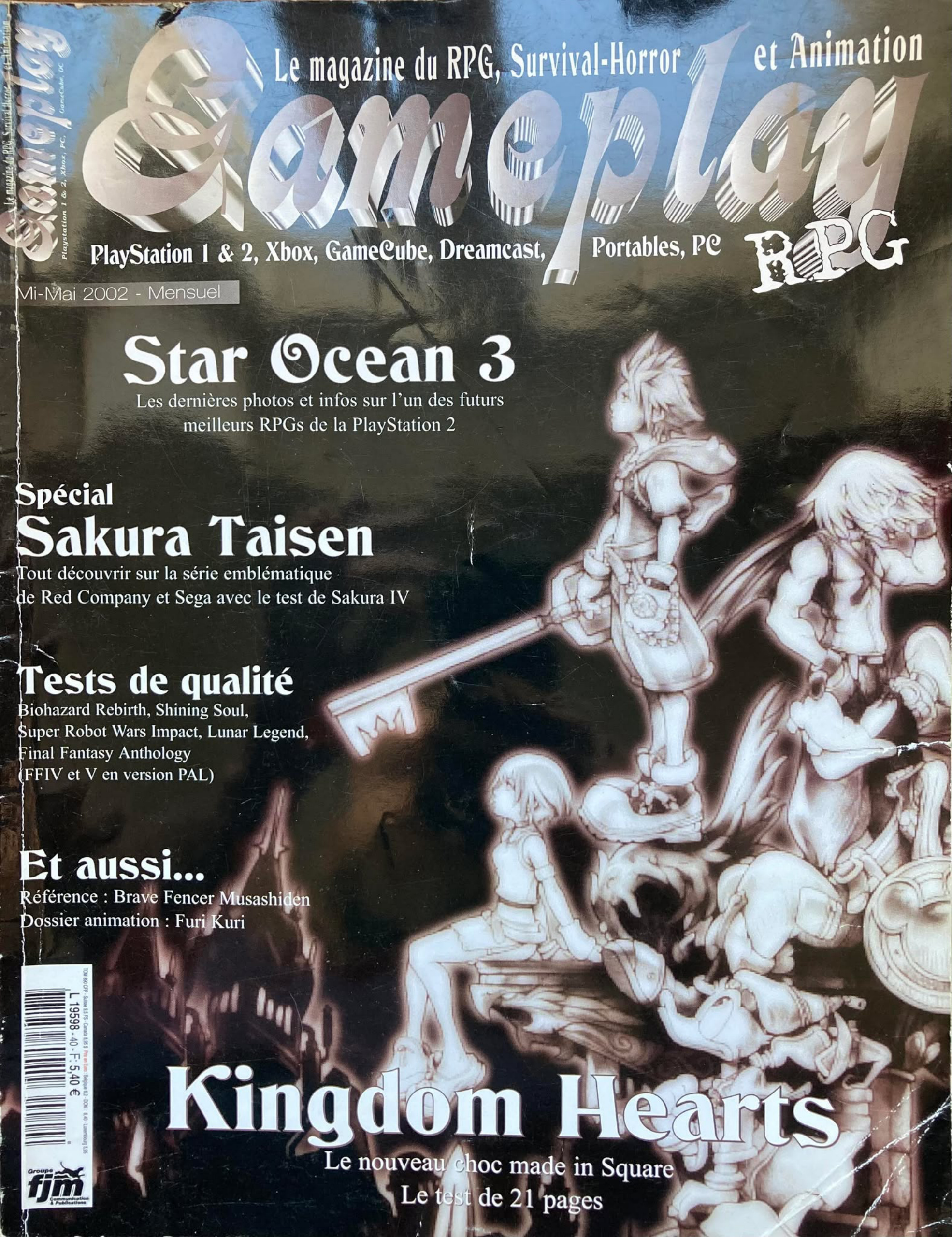 Première page de gameplayrpg numero20