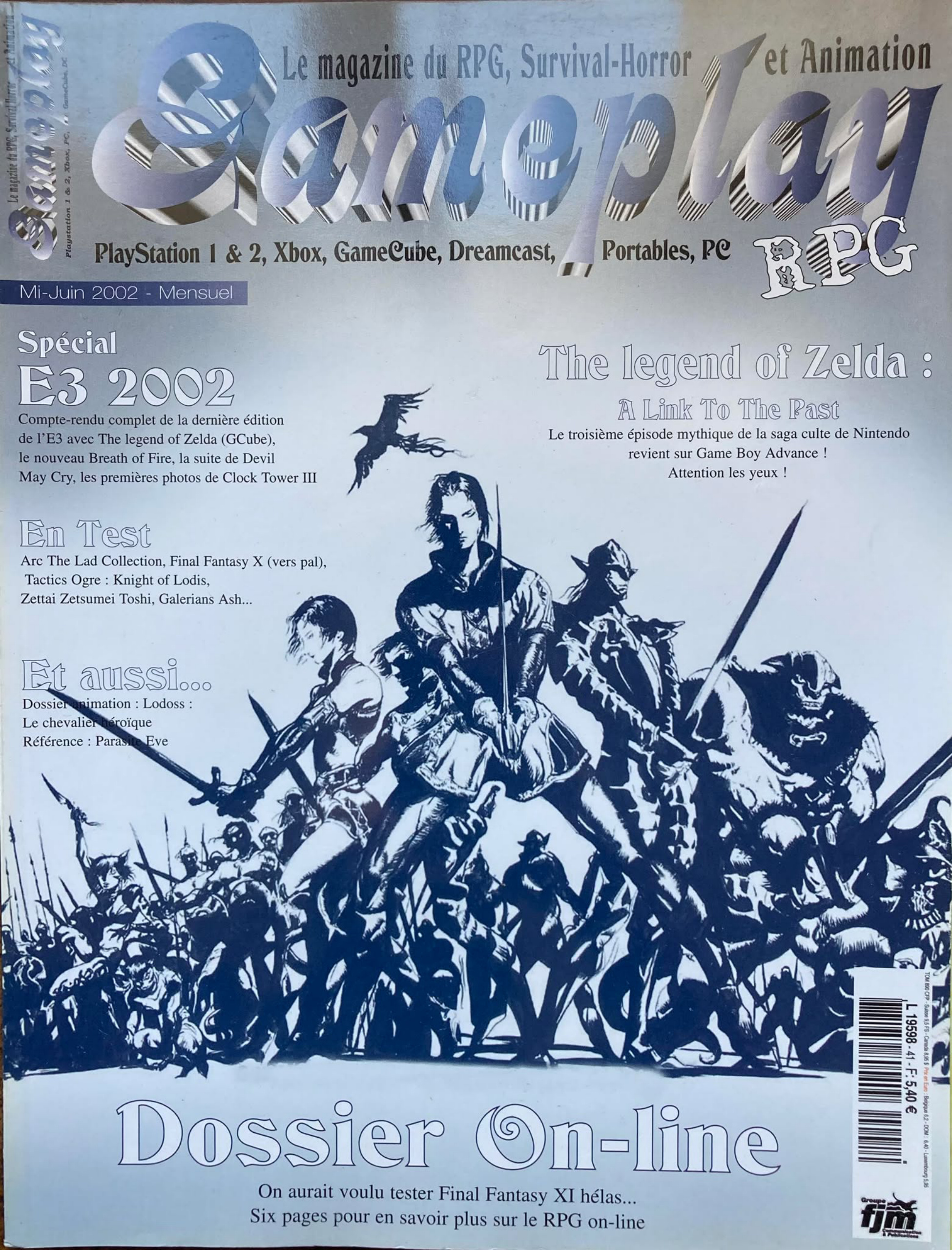 Première page de gameplayrpg numero21