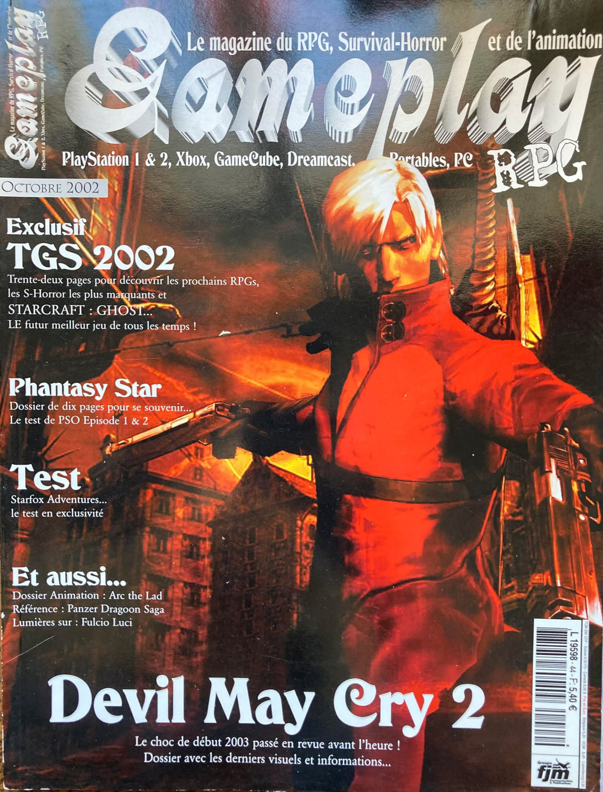Première page de gameplayrpg numero24