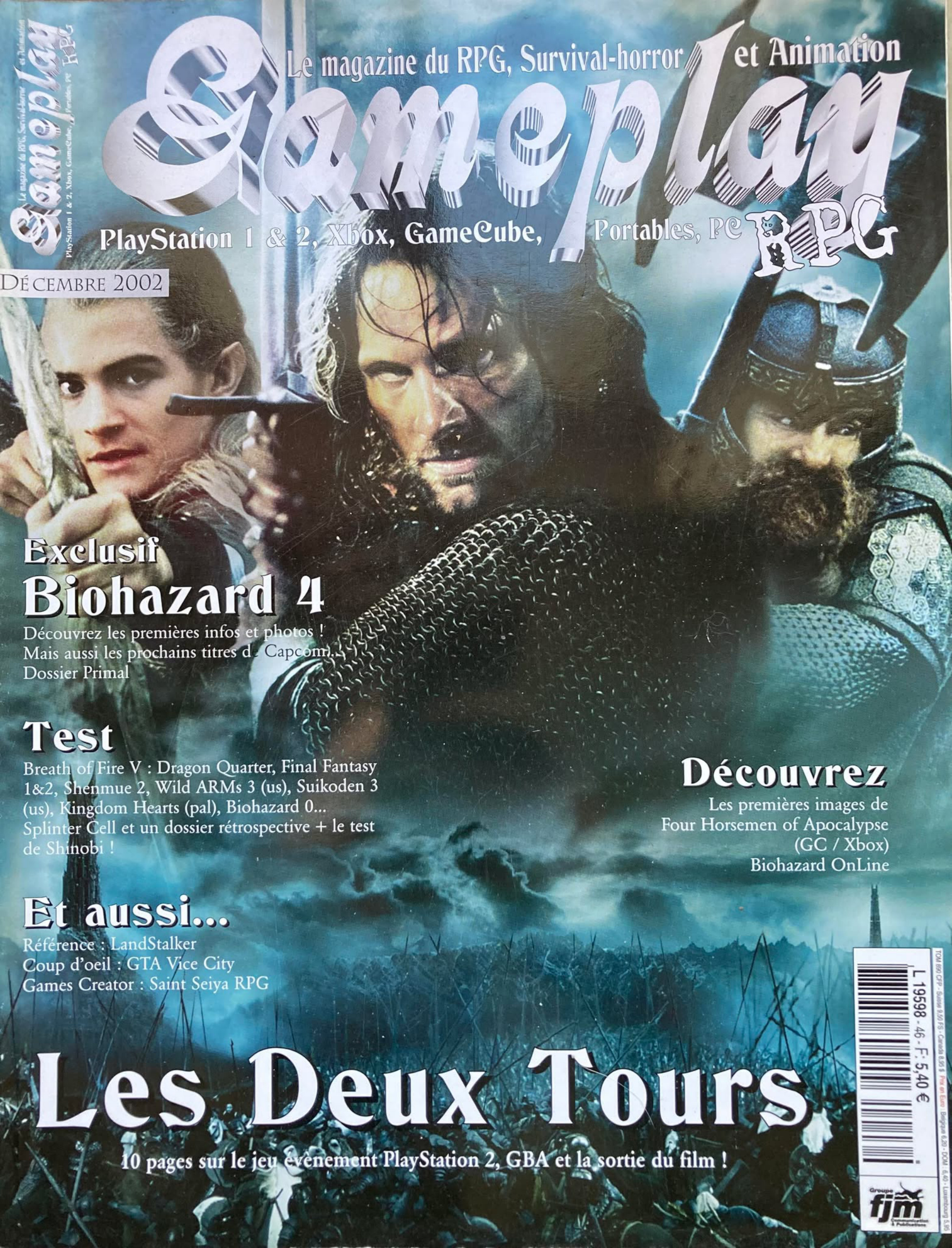 Première page de gameplayrpg numero26