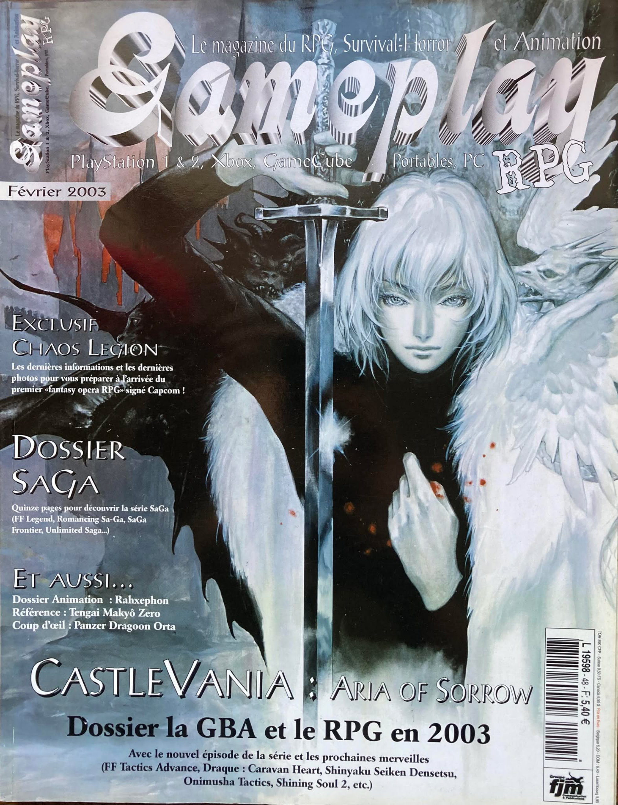 Première page de gameplayrpg numero28