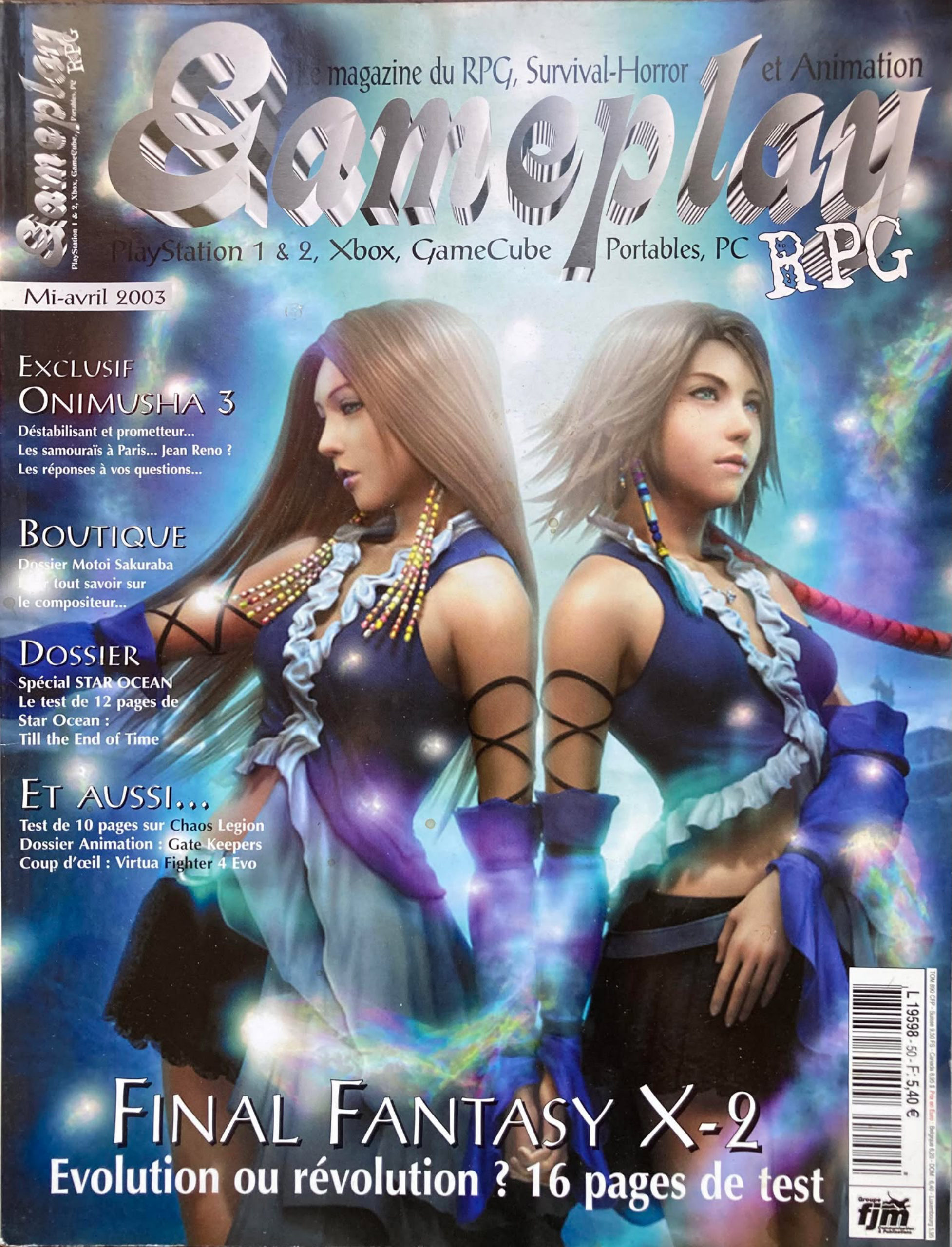 Première page de gameplayrpg numero30