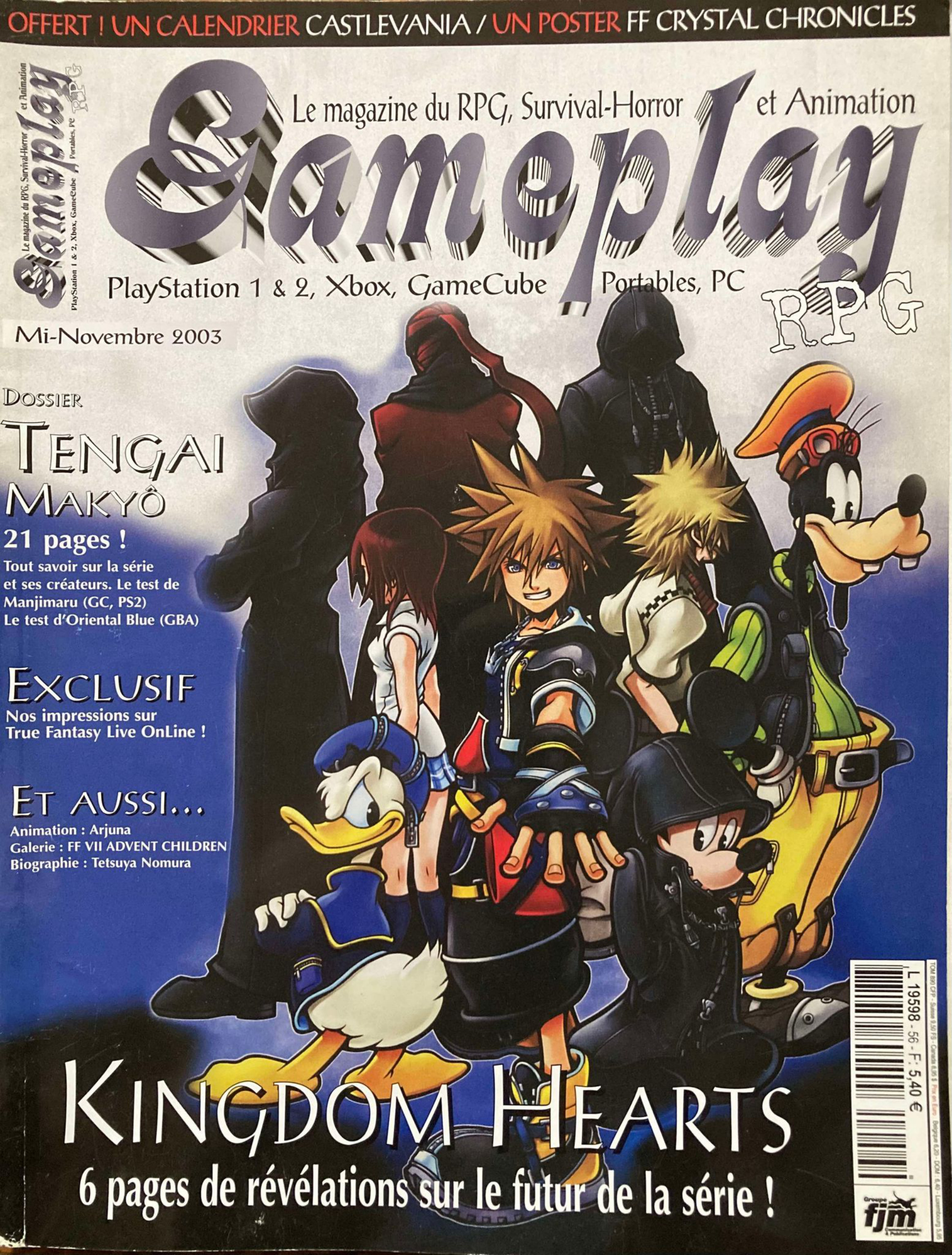 Première page de gameplayrpg numero36