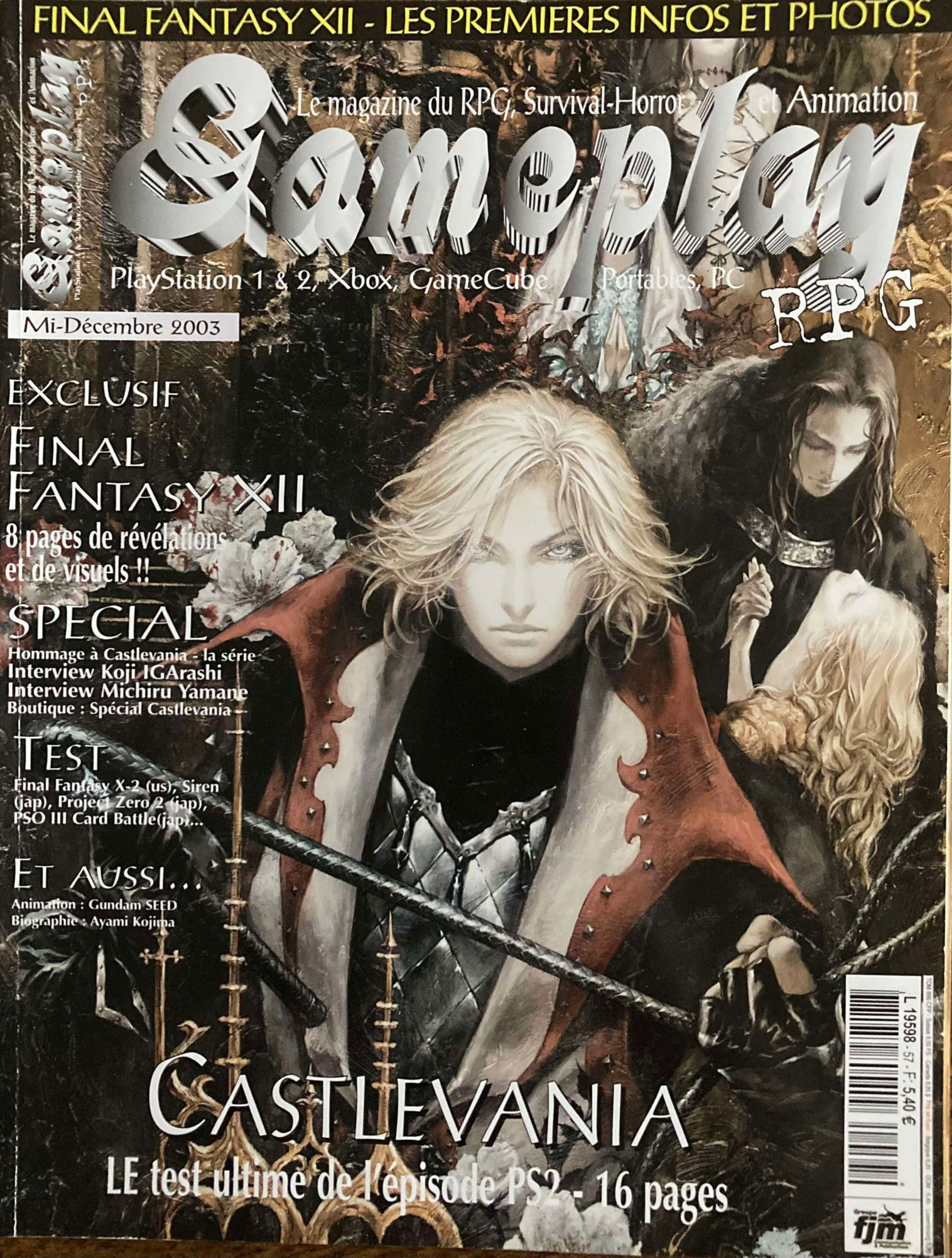 Première page de gameplayrpg numero37