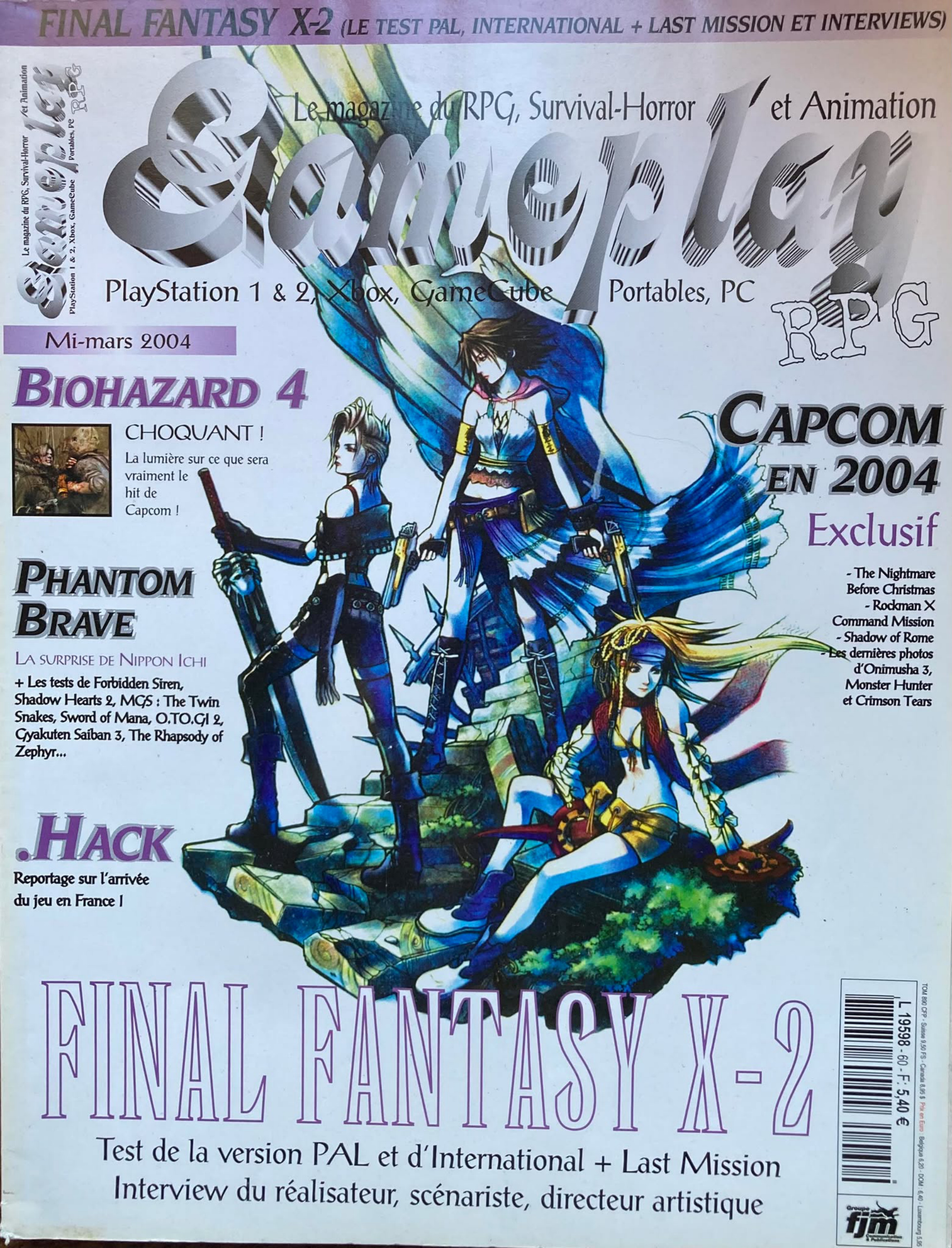 Première page de gameplayrpg numero40