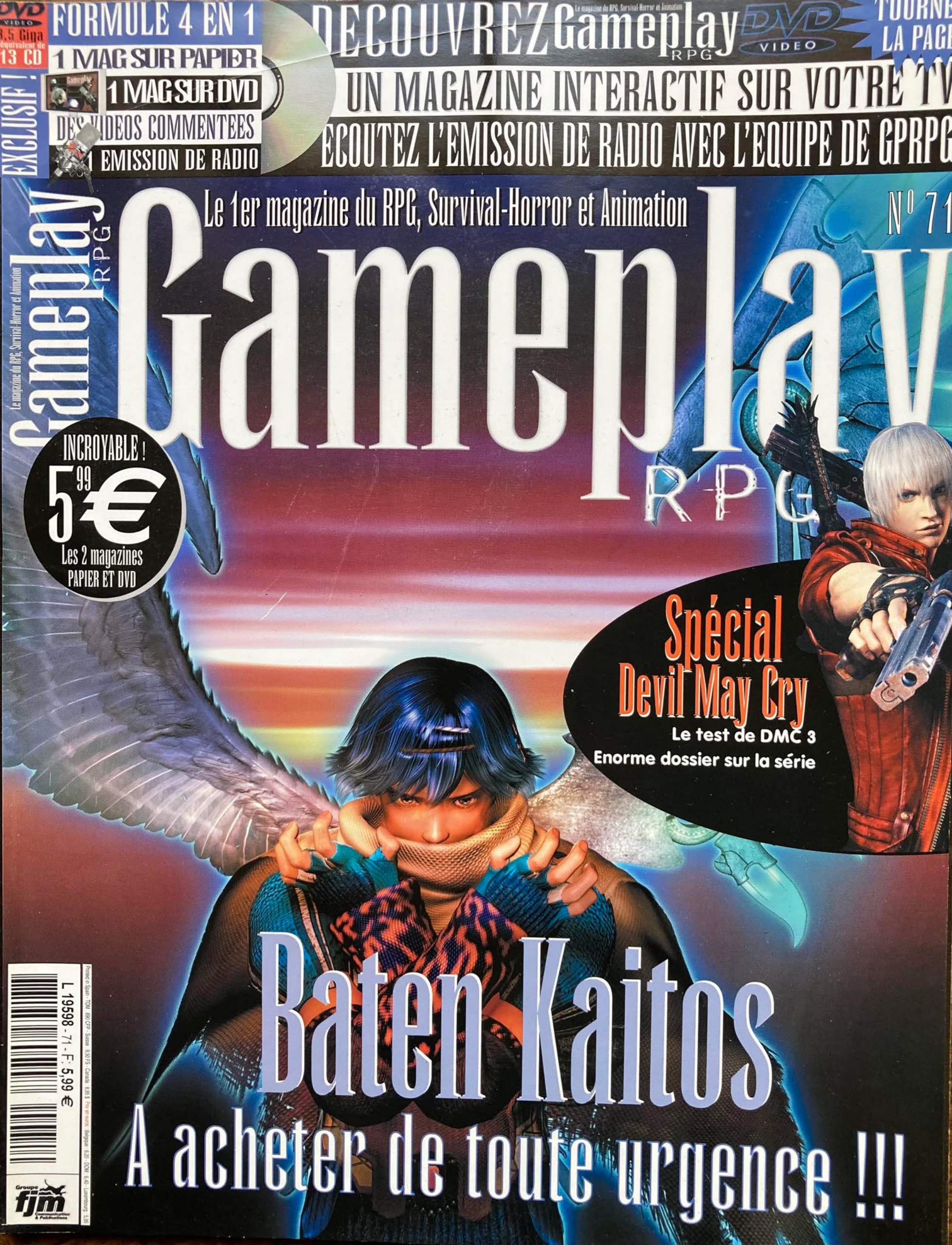 Première page de gameplayrpg numero51