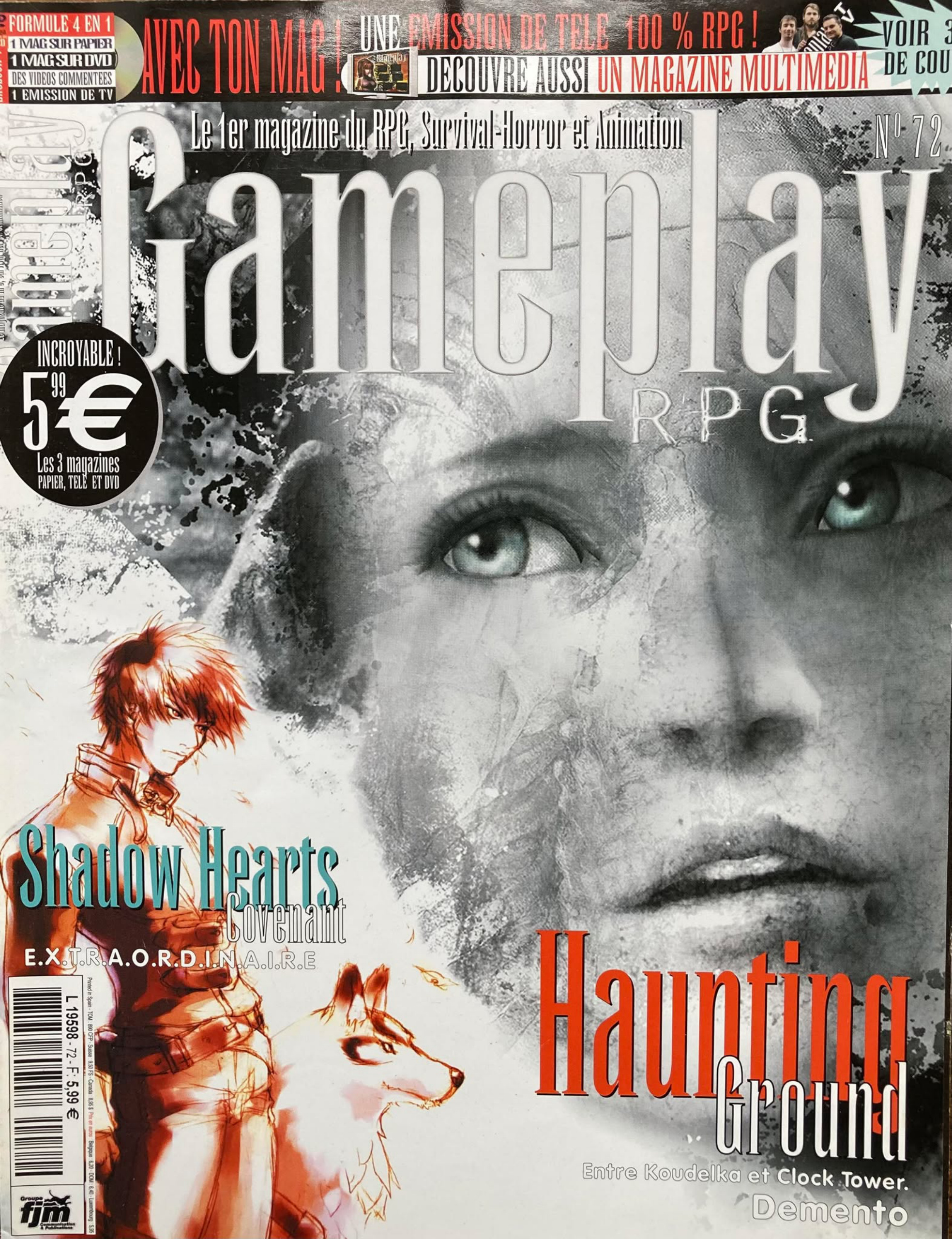 Première page de gameplayrpg numero52