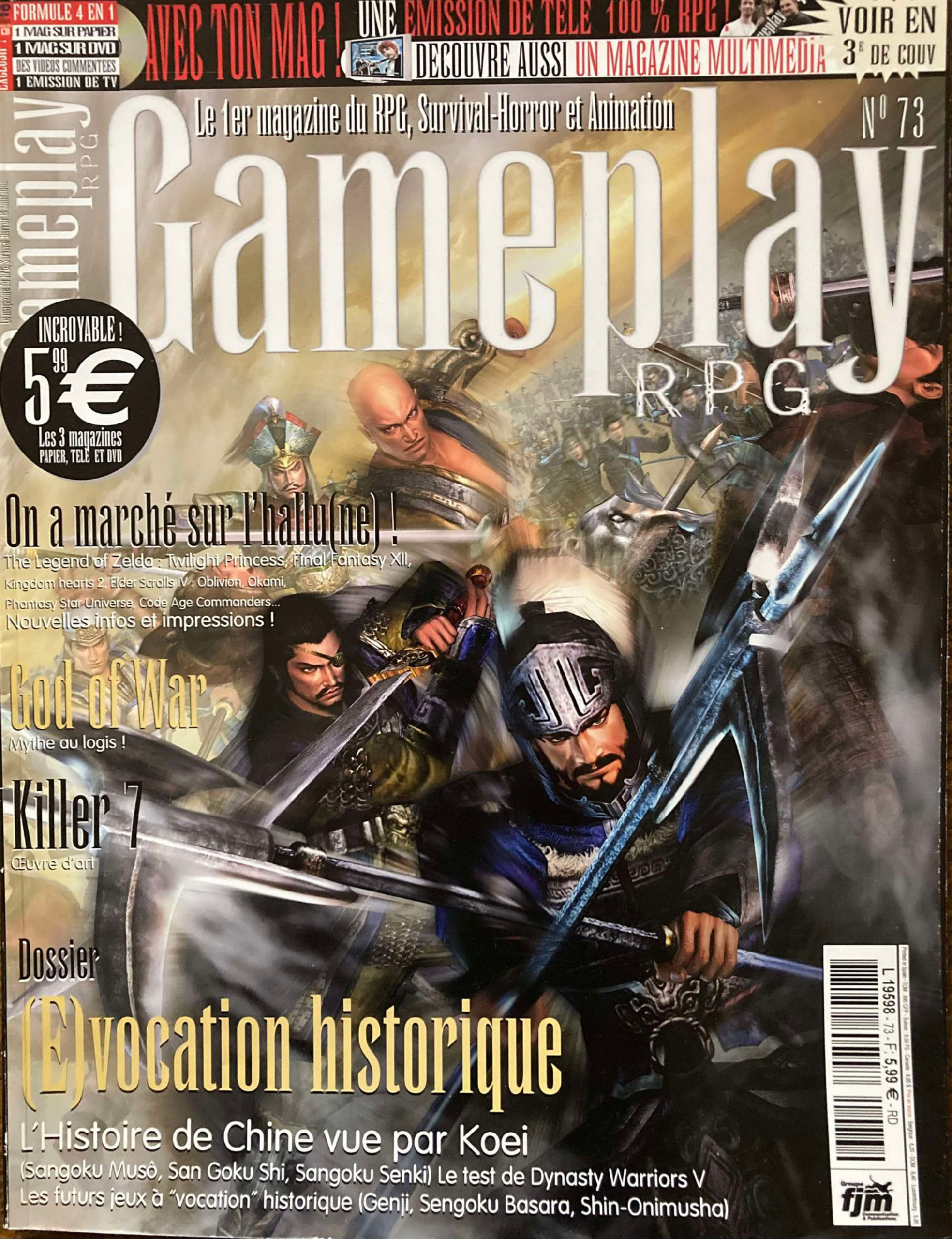Première page de gameplayrpg numero53