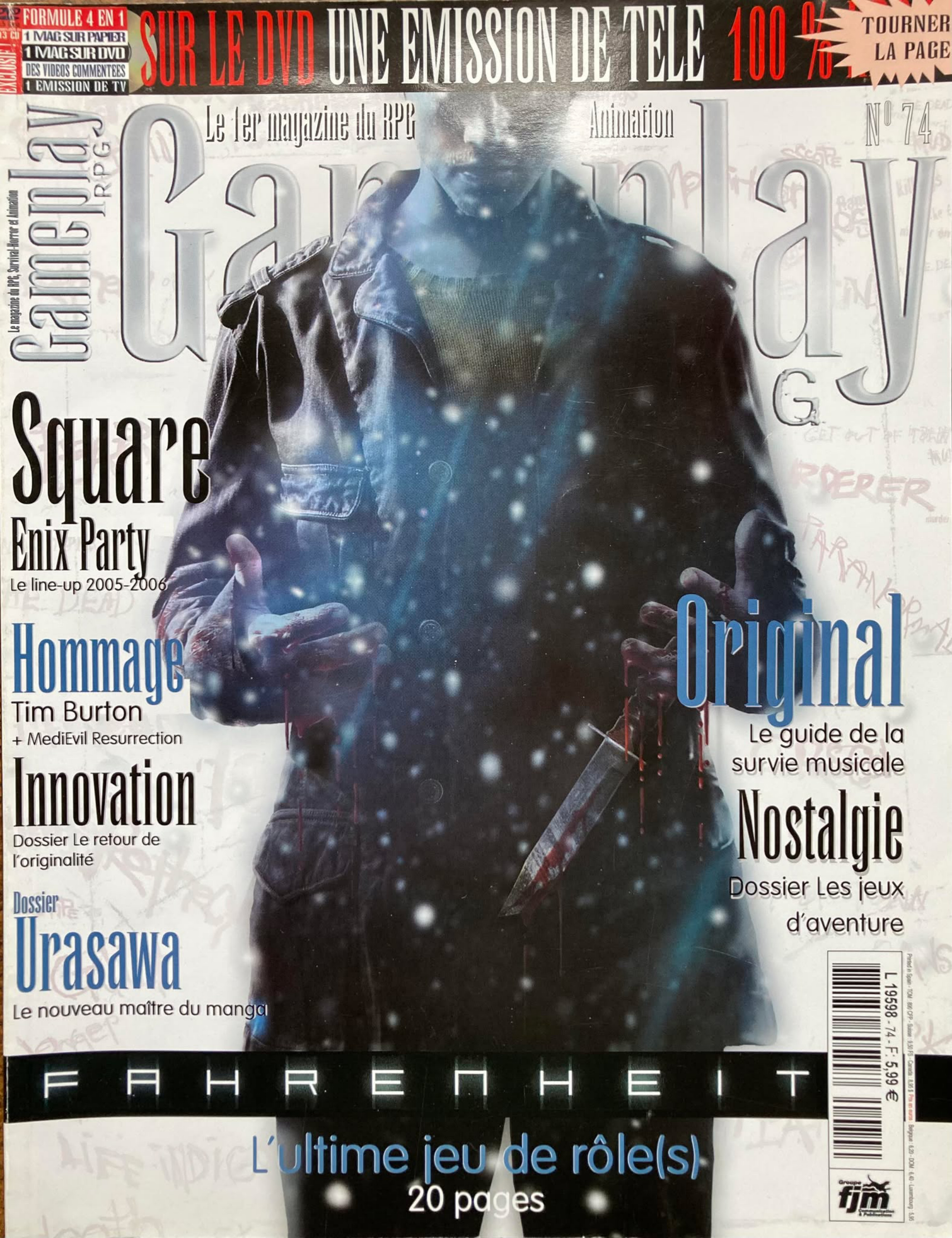 Première page de gameplayrpg numero54