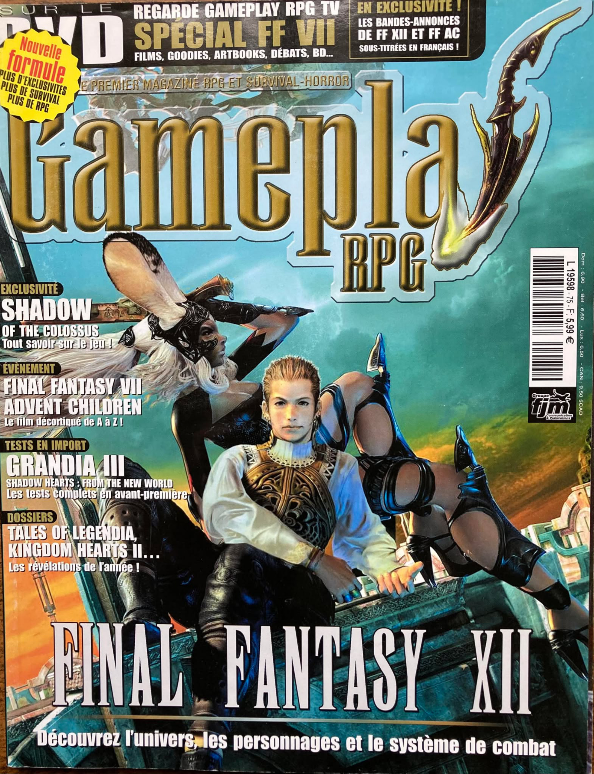 Première page de gameplayrpg numero55