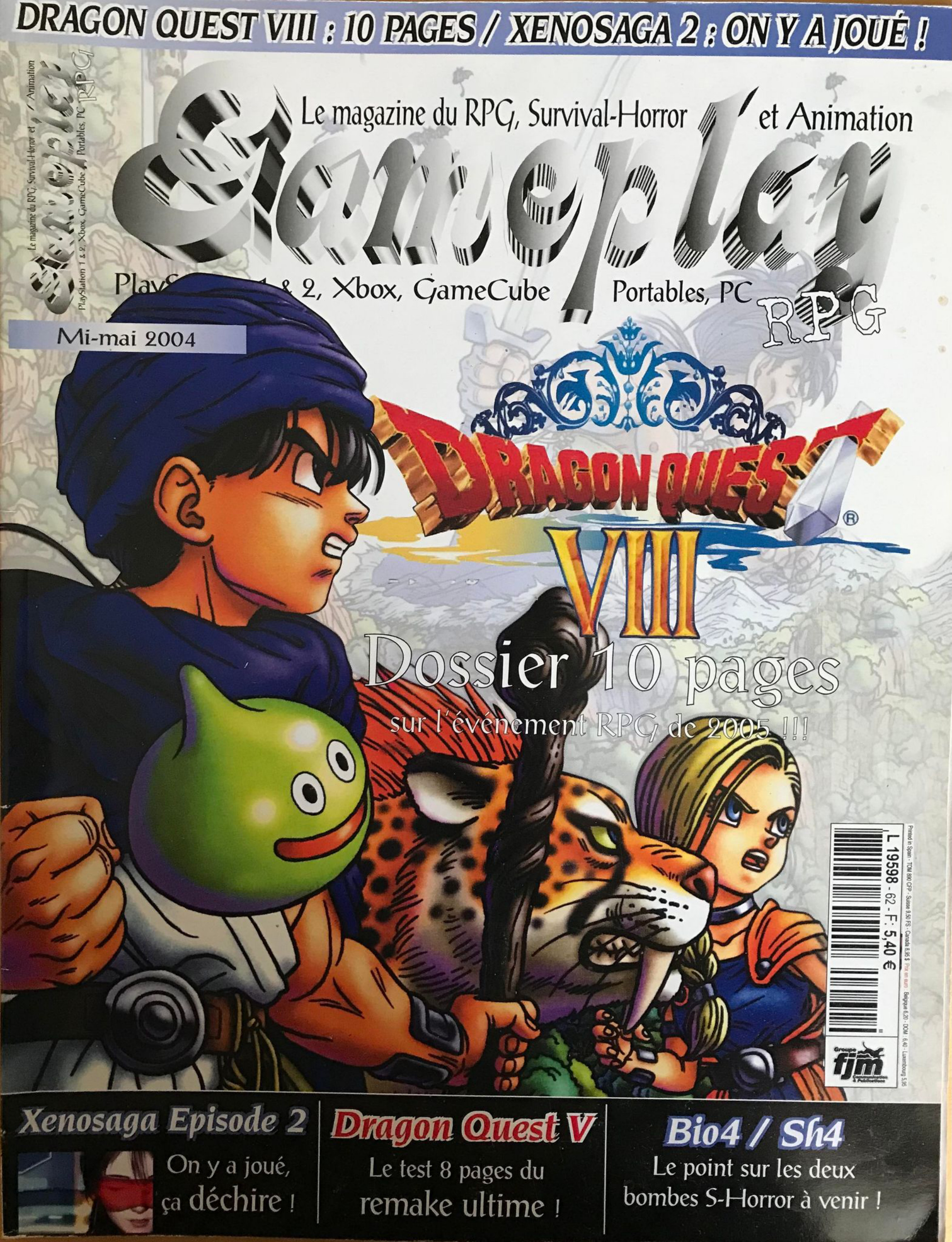 Première page de gameplayrpg numero62