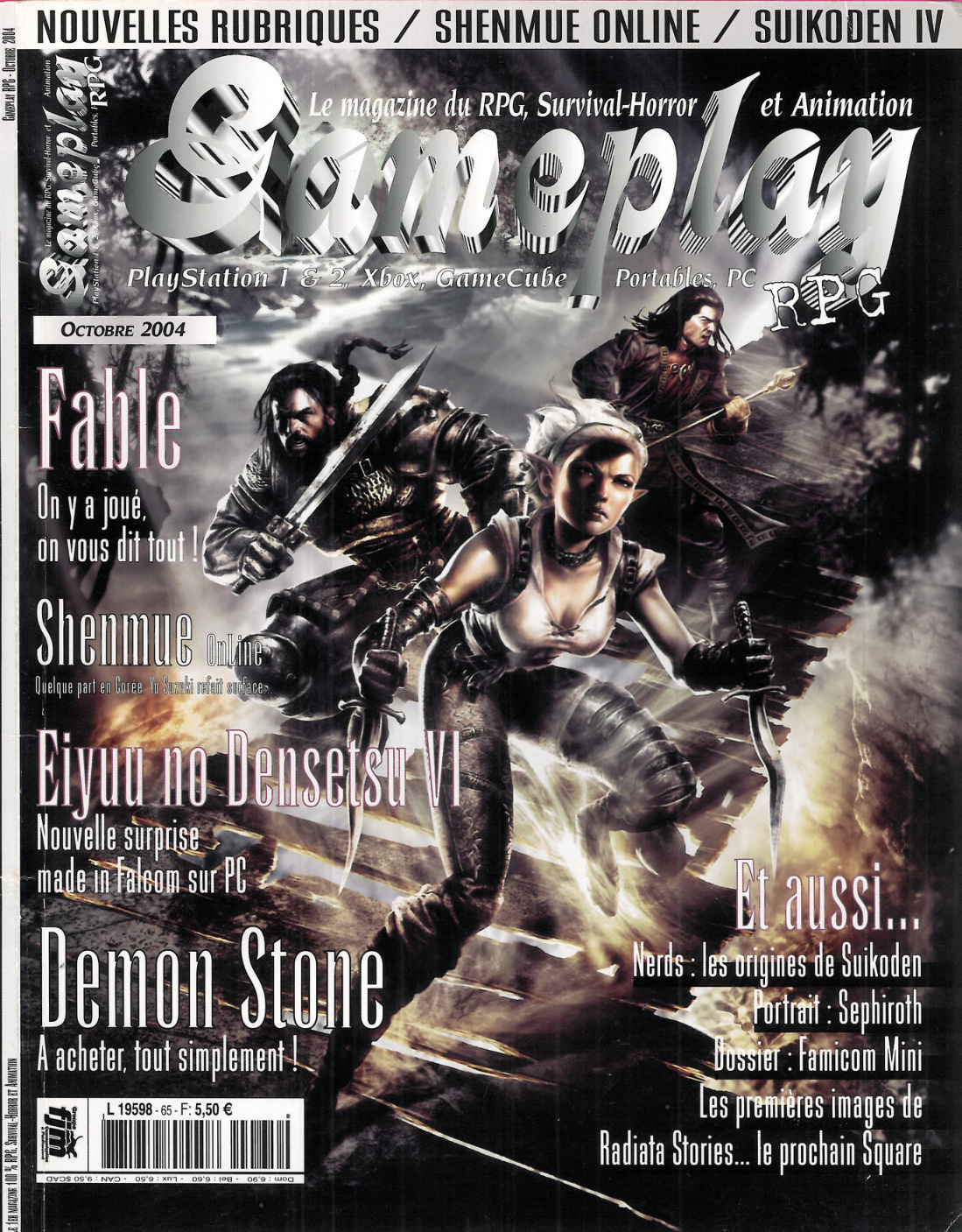 Première page de gameplayrpg numero65